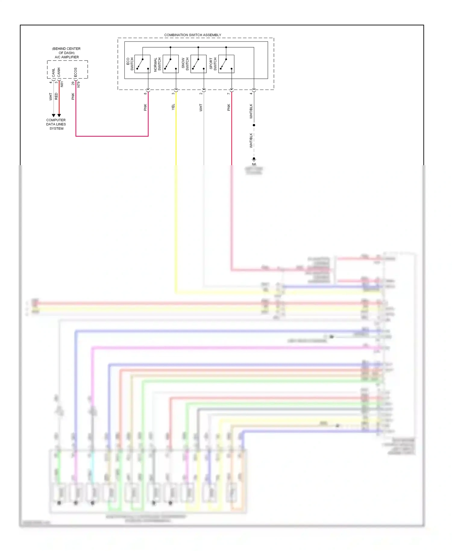 Lexus GS IV (2011-2015) normal wiring diagram  (1 of 6)