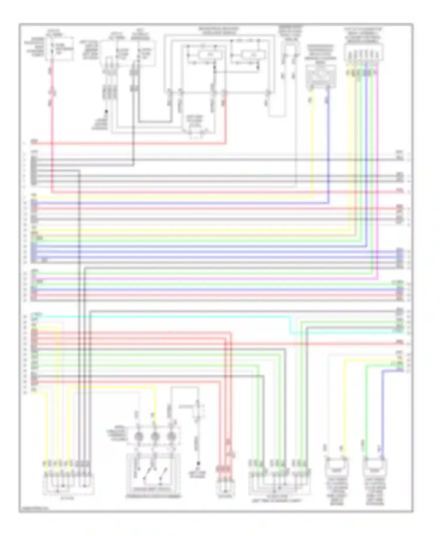 Wiring diagram paddle shift switch for Lexus GS IV (2011-2015) (2 of 3)