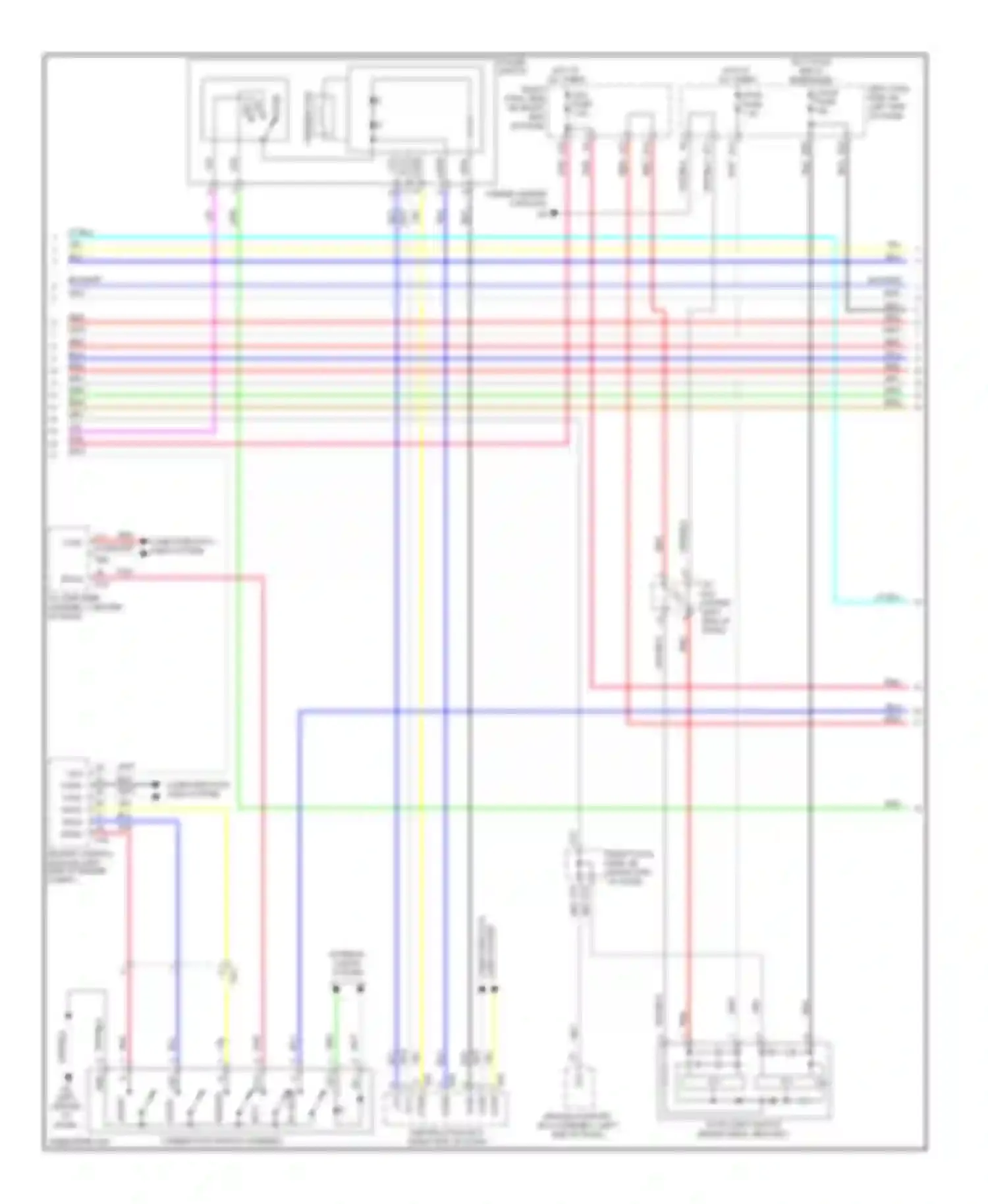 Wiring diagram combination switch assembly for Lexus GS IV (2011-2015)