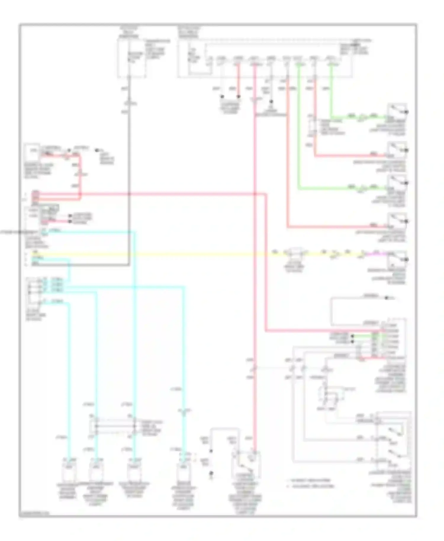Wiring diagram end of dash) for Lexus GS IV (2011-2015)