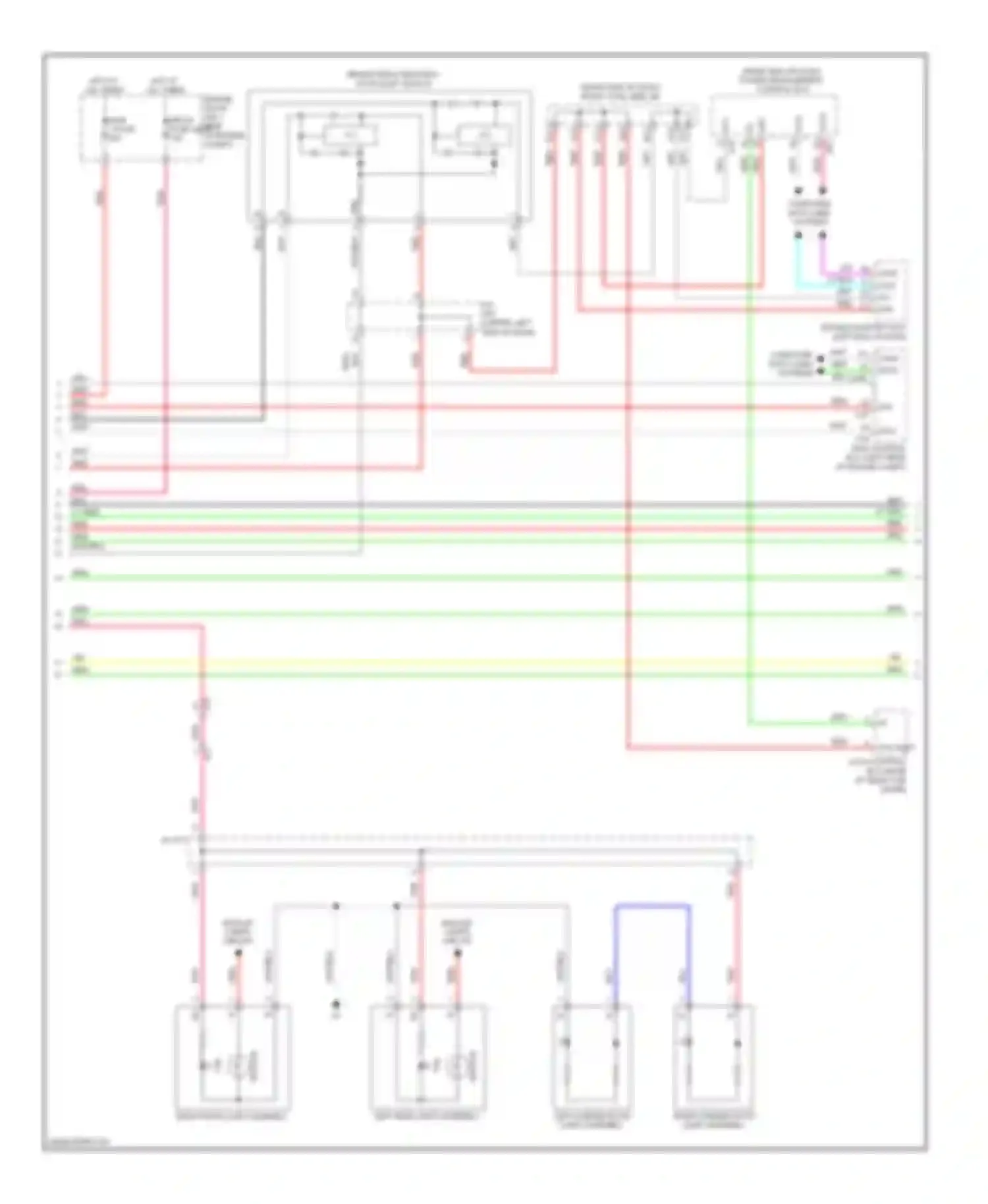 Wiring diagram p/i-b 1 fuse for Lexus GS IV (2011-2015)