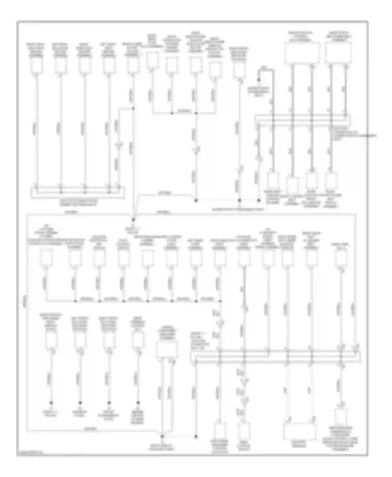 Wiring diagram right front multiplex network door ecu for Lexus GS IV (2011-2015)
