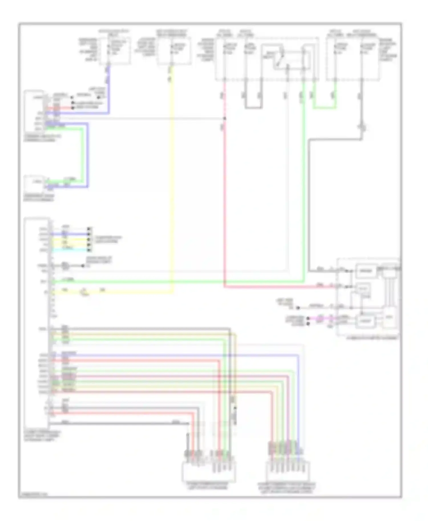 Wiring diagram of engine compt) for Lexus GS IV (2011-2015)