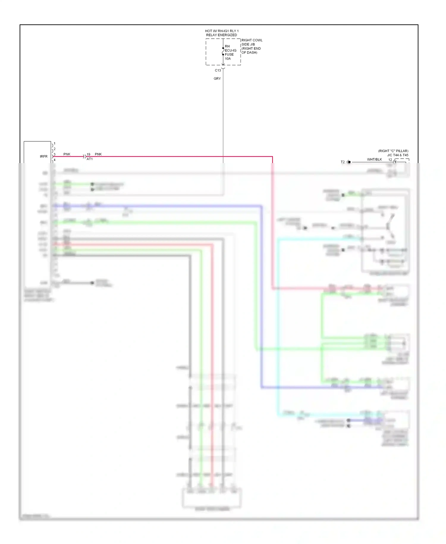 Lexus GS IV (2011-2015) shield wiring diagram  (4 of 24)