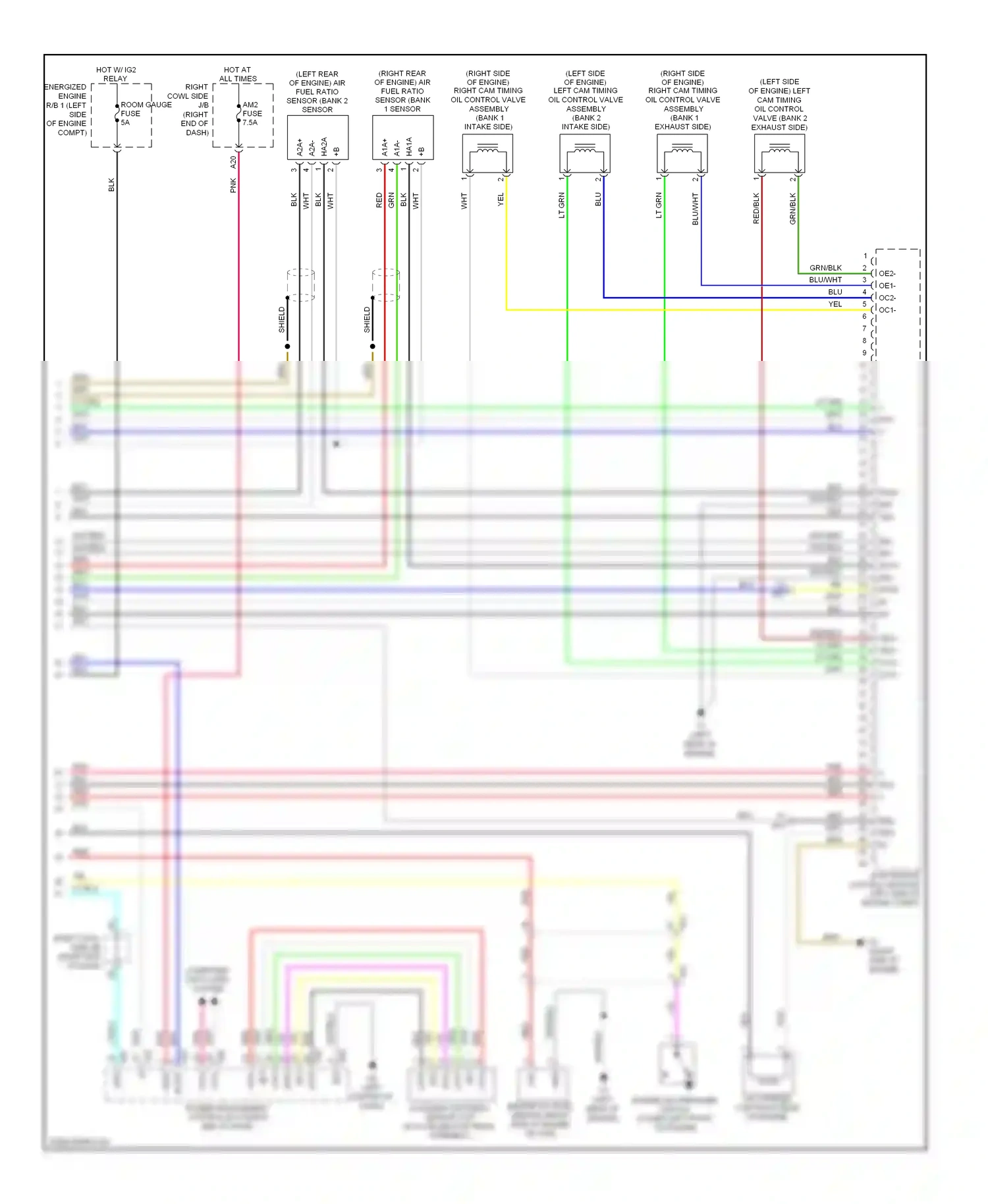 Lexus GS IV (2011-2015) shield wiring diagram  (23 of 24)