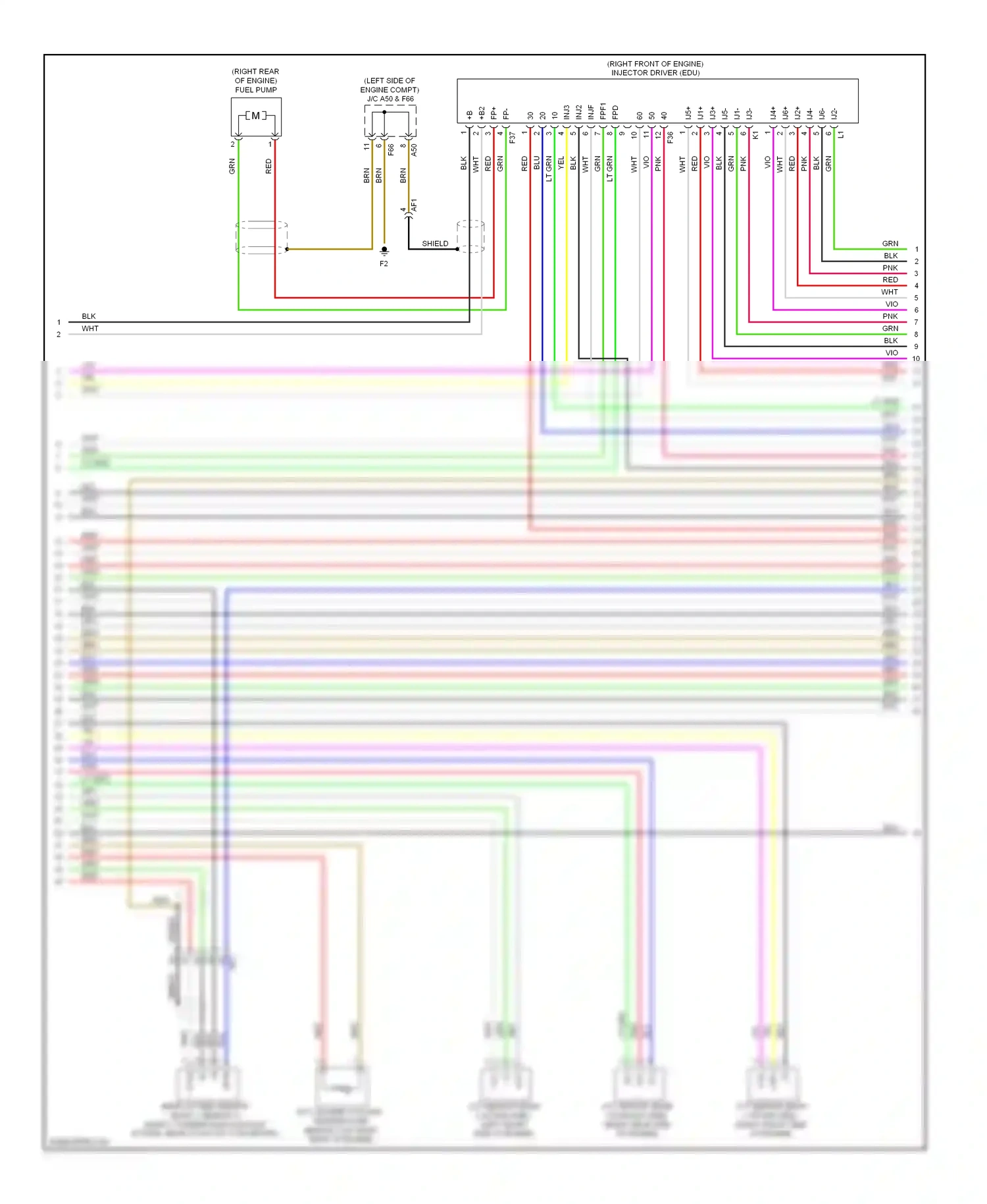 Lexus GS IV (2011-2015) shield wiring diagram  (20 of 24)