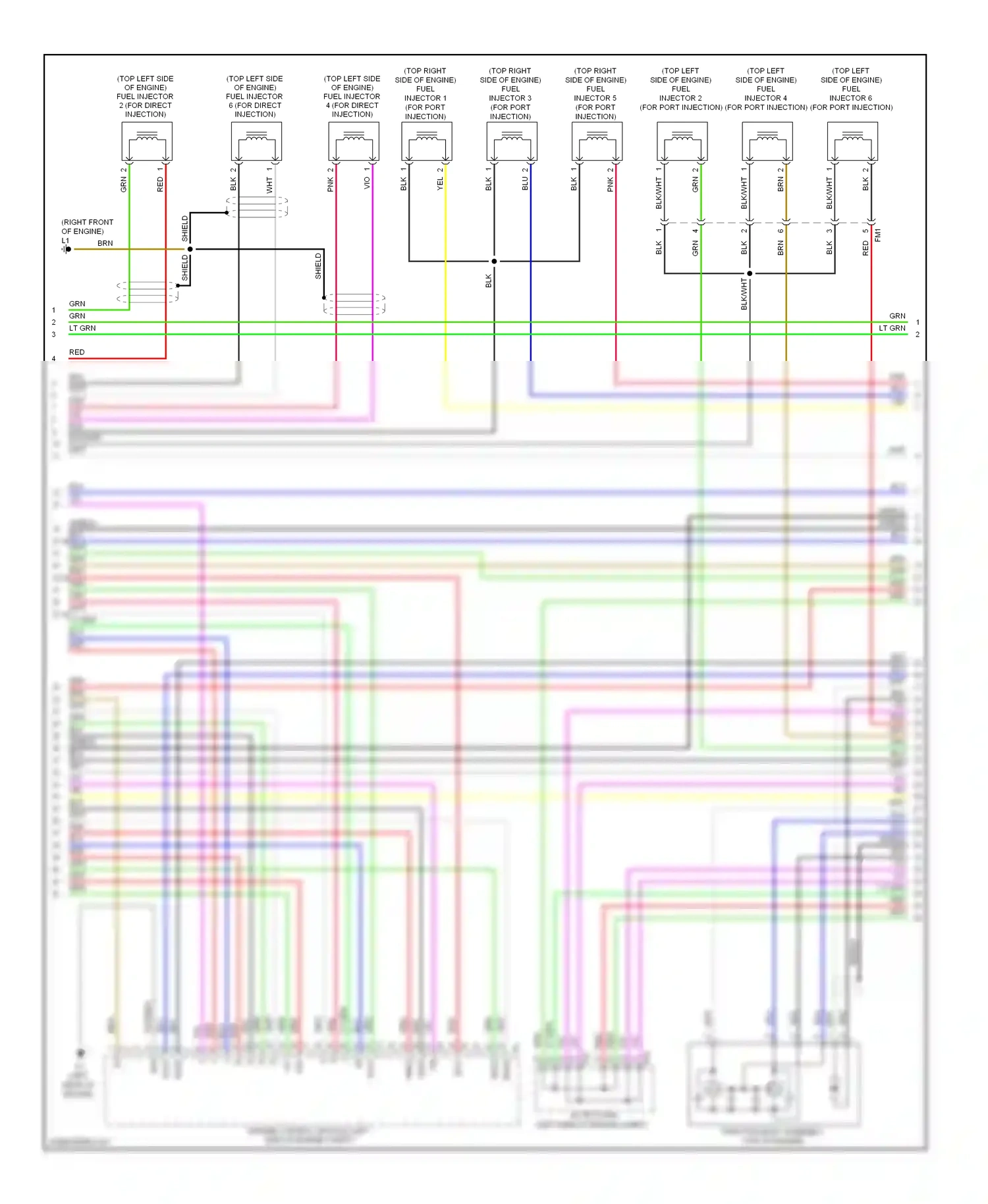Lexus GS IV (2011-2015) shield wiring diagram  (9 of 24)
