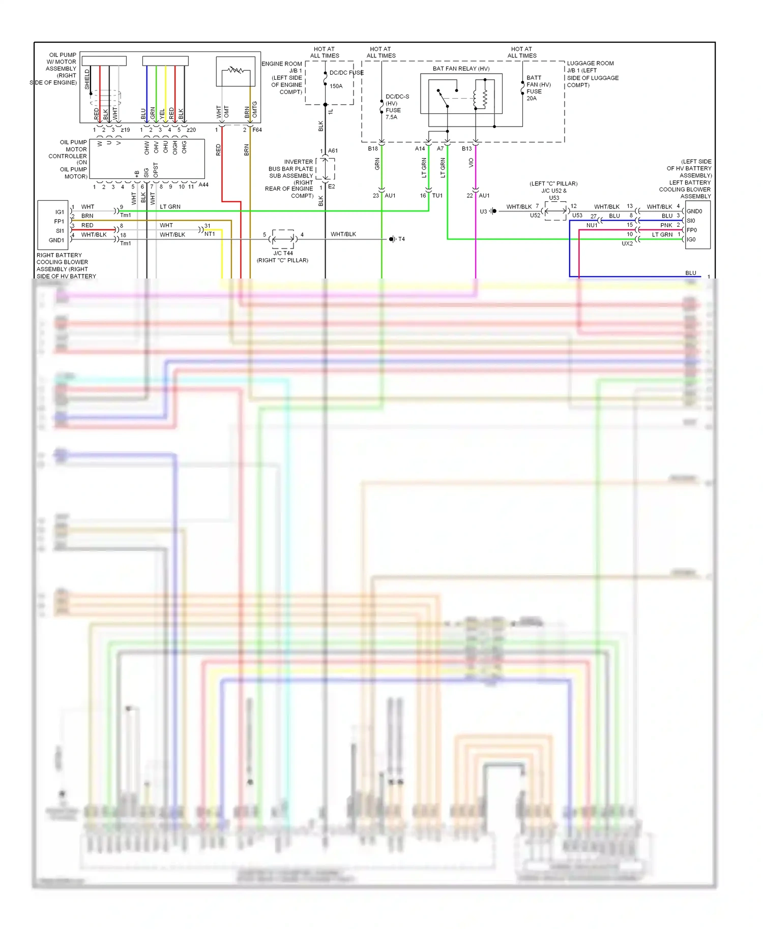 Lexus GS IV (2011-2015) shield wiring diagram  (24 of 24)
