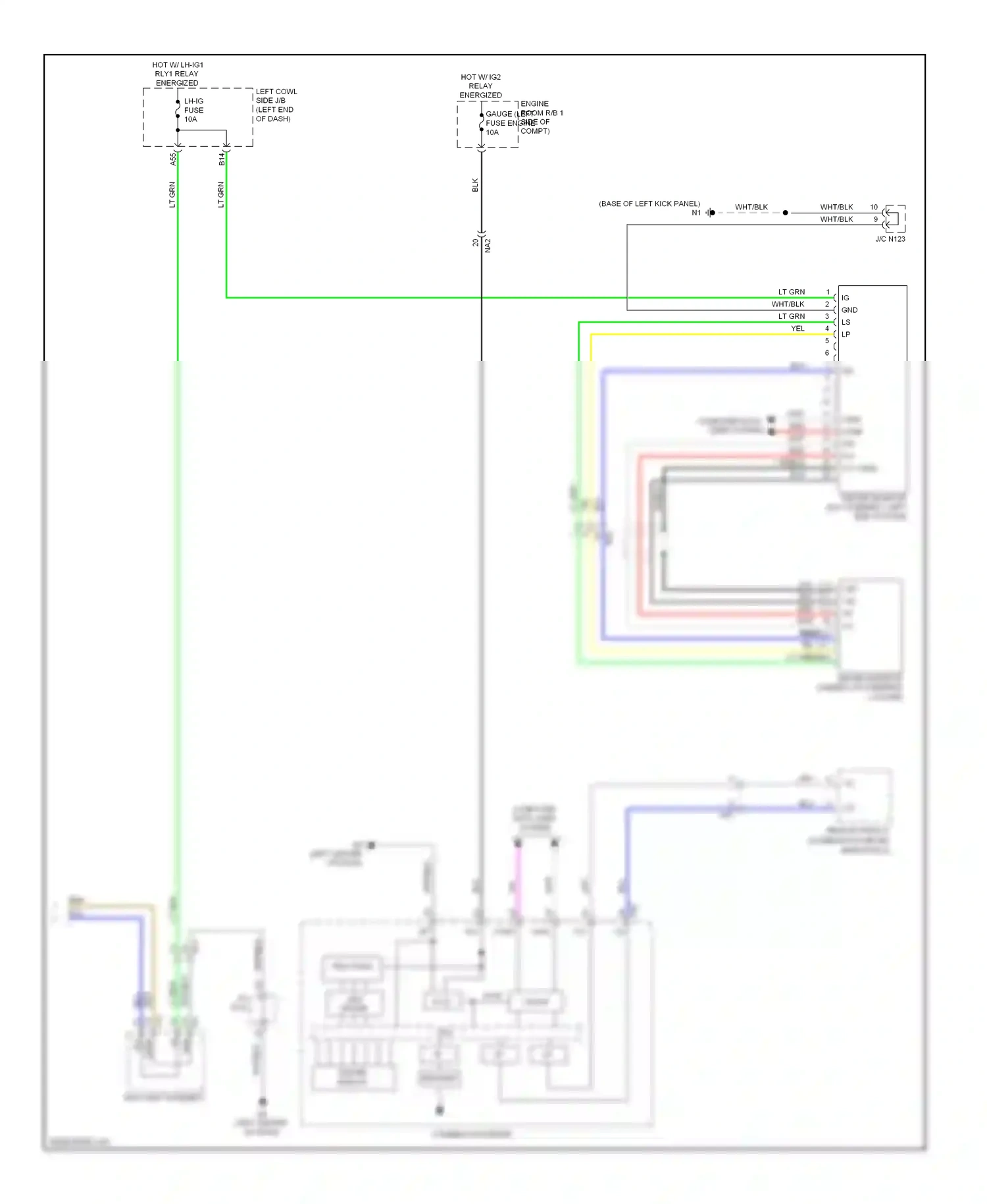 Lexus GS IV (2011-2015) shield wiring diagram  (12 of 24)