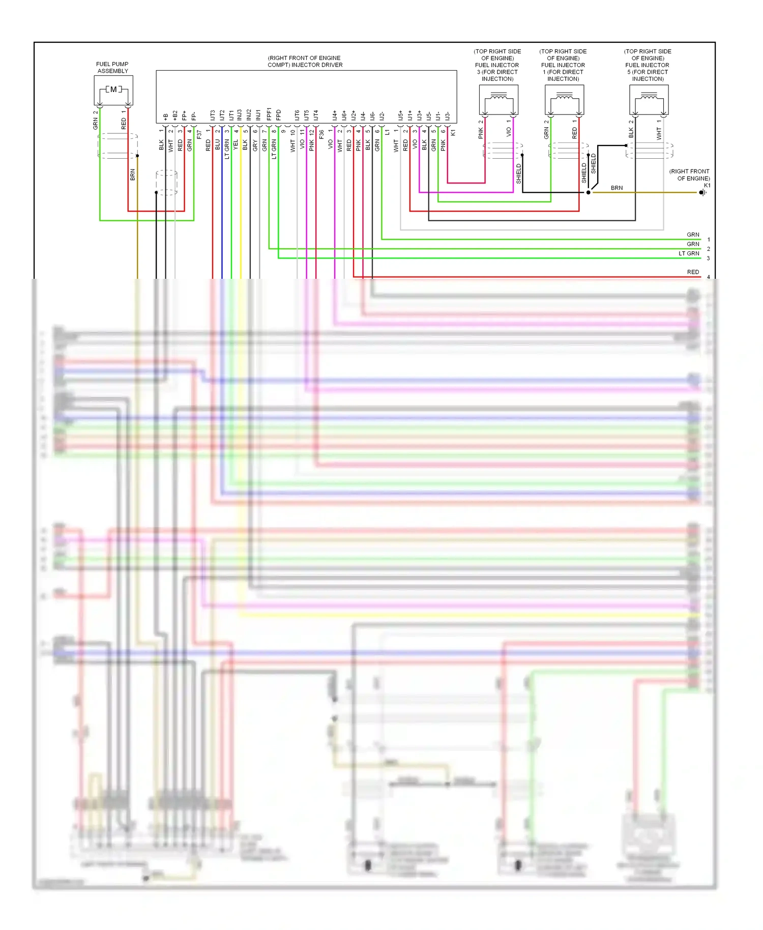 Lexus GS IV (2011-2015) shield wiring diagram  (8 of 24)