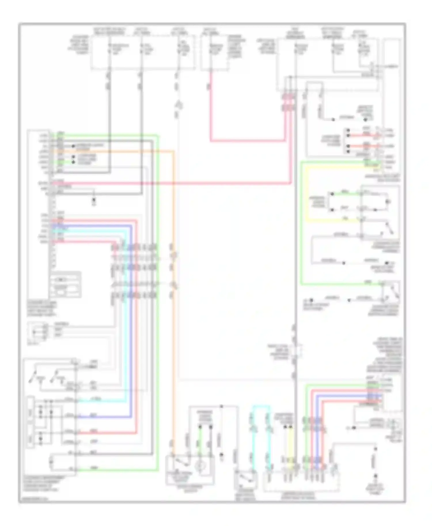 Wiring diagram rr j/b-b fuse for Lexus GS IV (2011-2015)