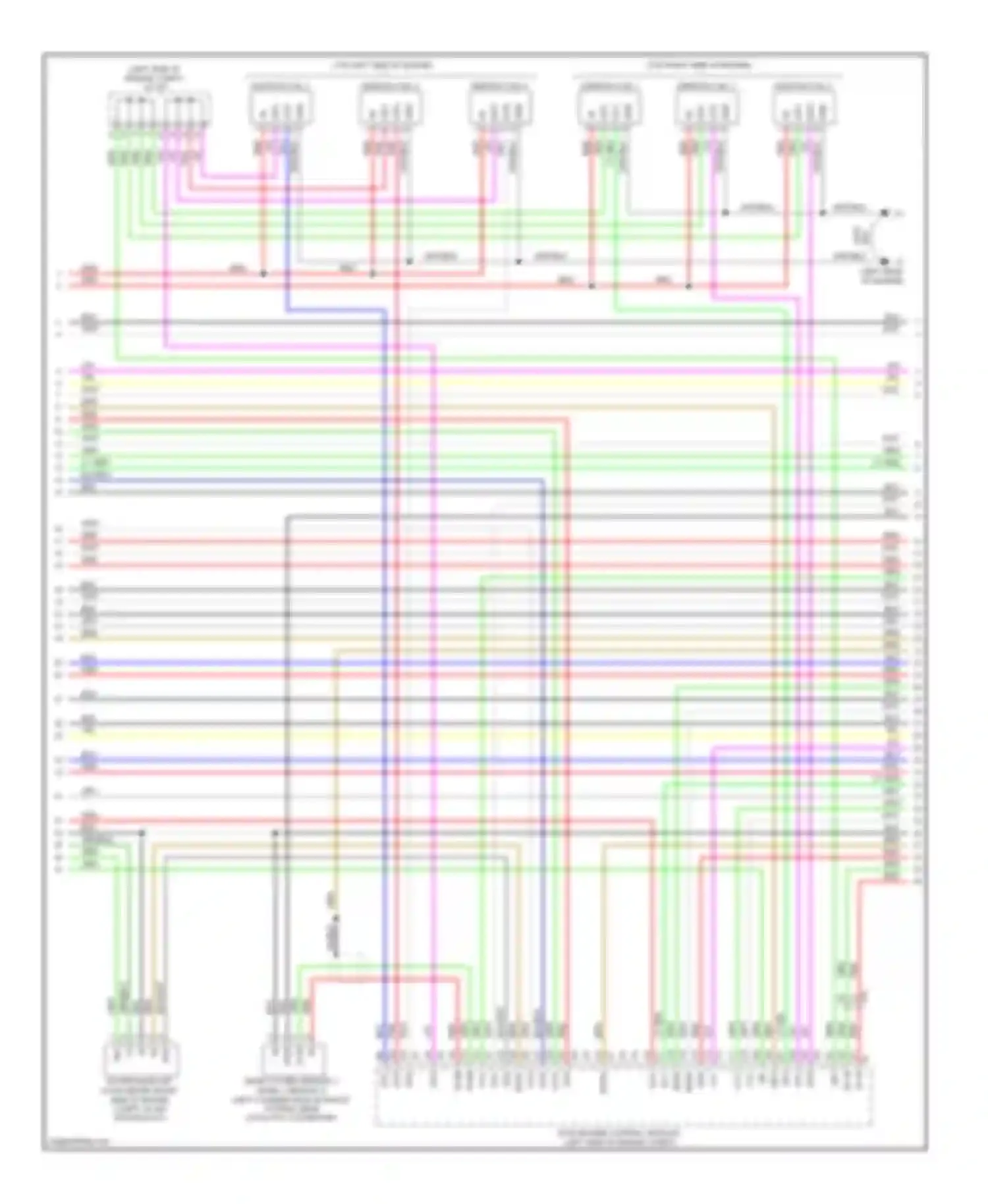 Wiring diagram blk/ wht for Lexus GS IV (2011-2015)