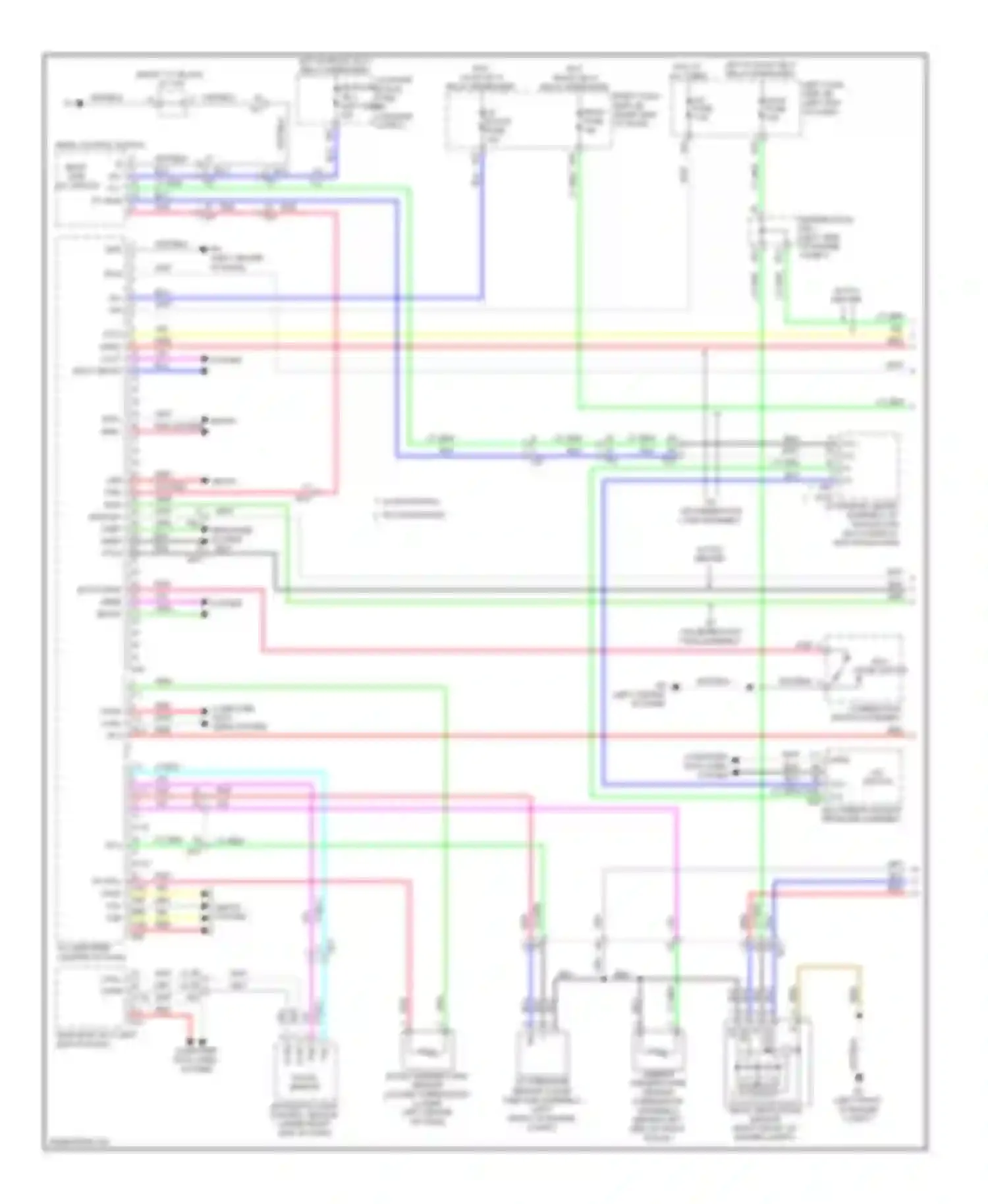 Wiring diagram tx- tx+ for Lexus GS IV (2011-2015) (1 of 1)