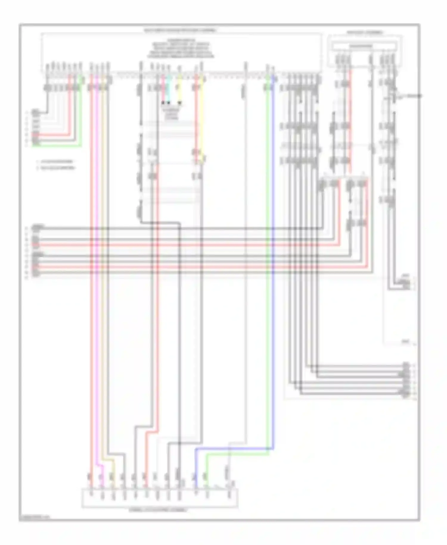 Wiring diagram udo+ for Lexus GS IV (2011-2015) (1 of 2)