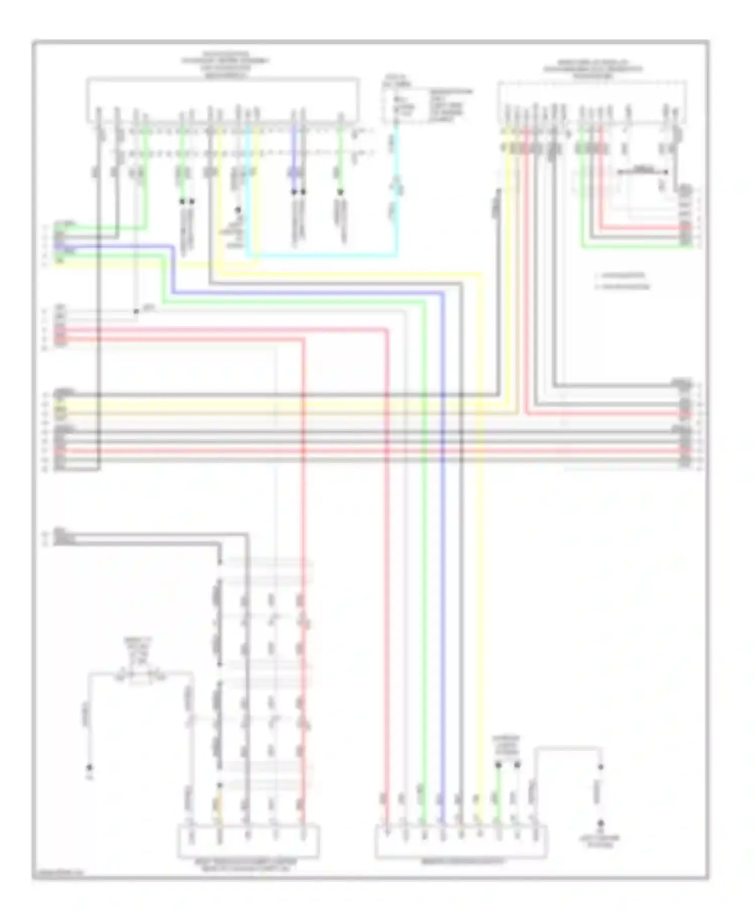 Wiring diagram vor- for Lexus GS IV (2011-2015) (1 of 5)