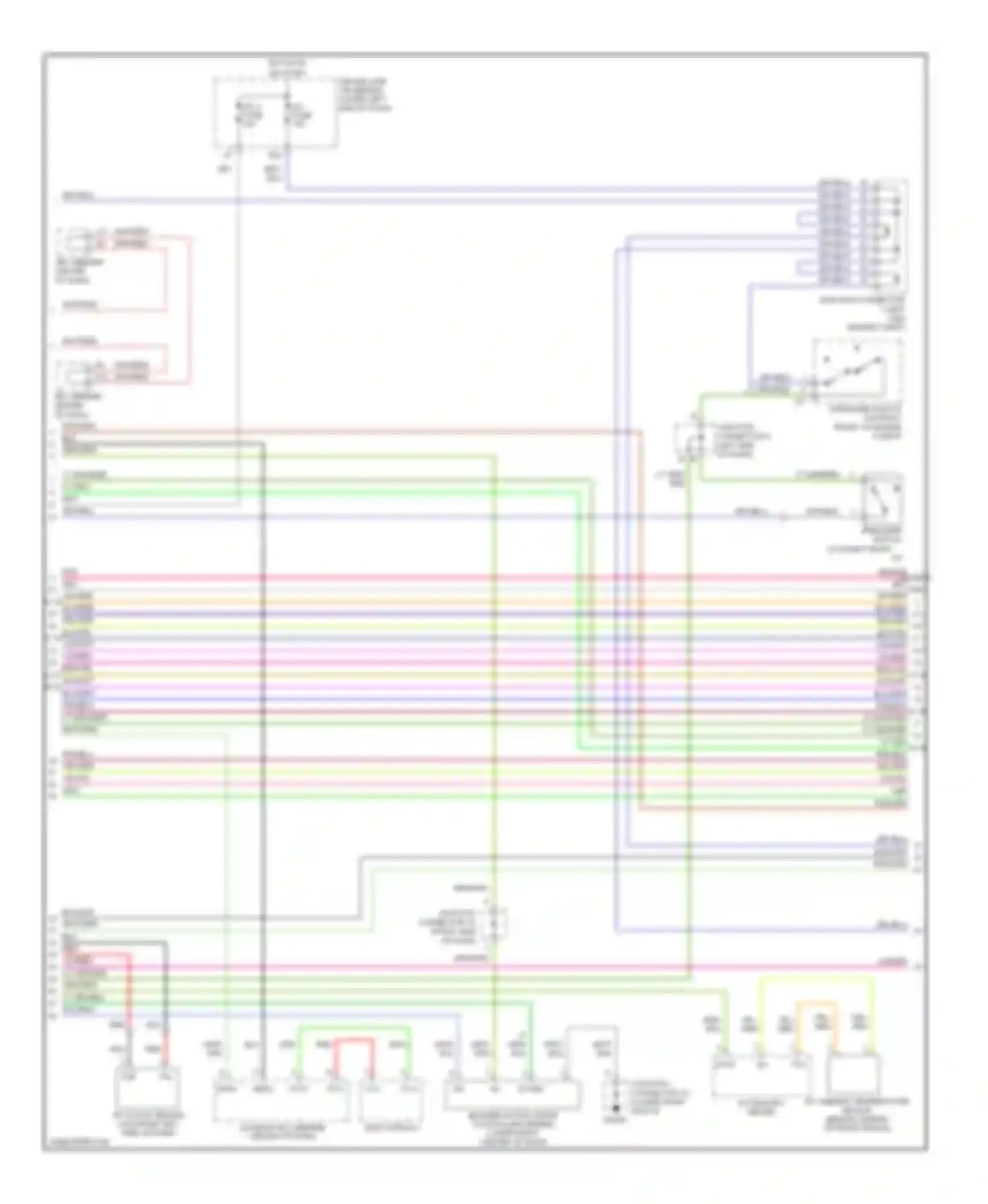 GX Lexus J120 (2002-2009): Front a/c circuit, with navigation (2 of 4)