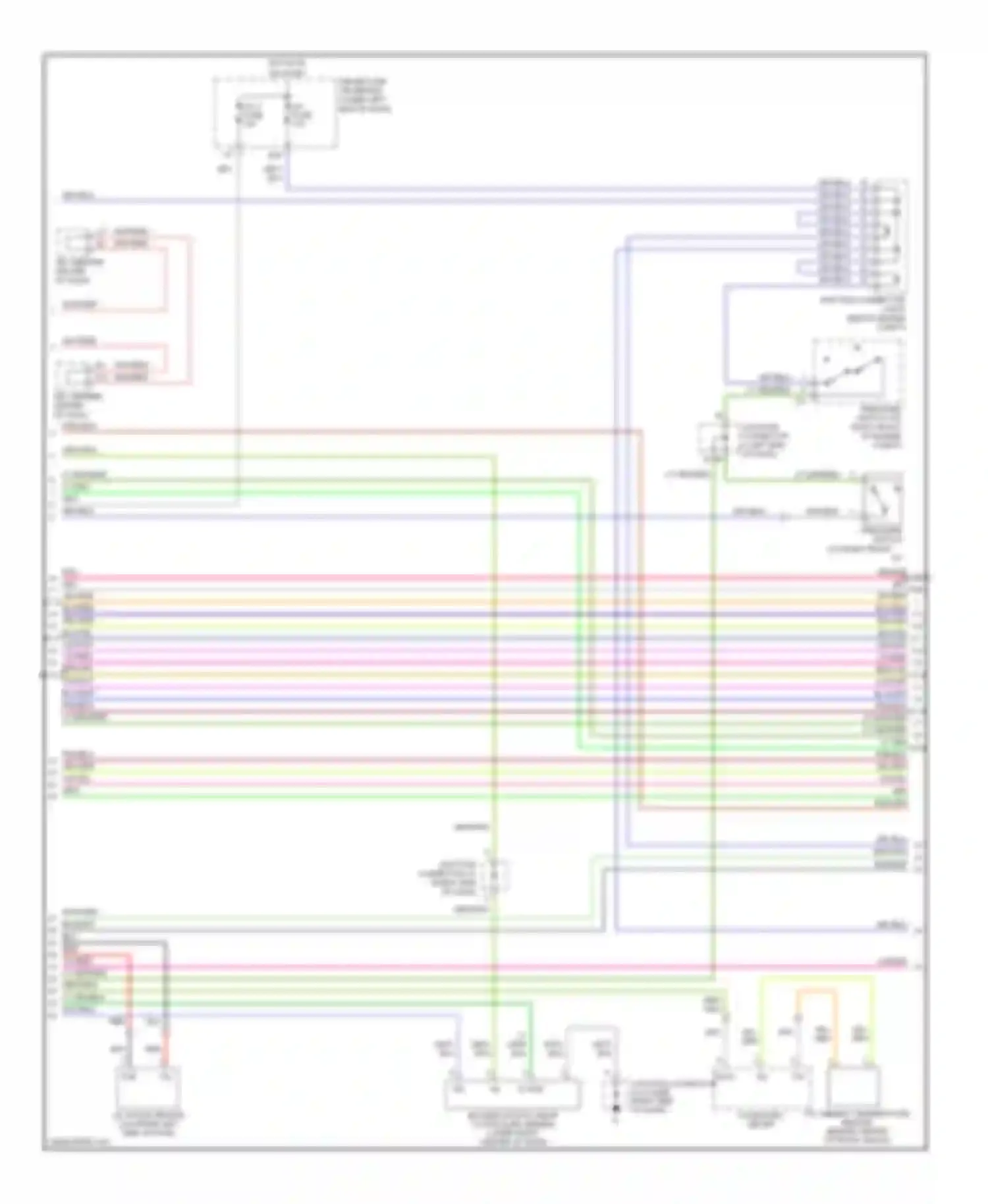 GX Lexus J120 (2002-2009): Front a/c circuit, without navigation (2 of 4)