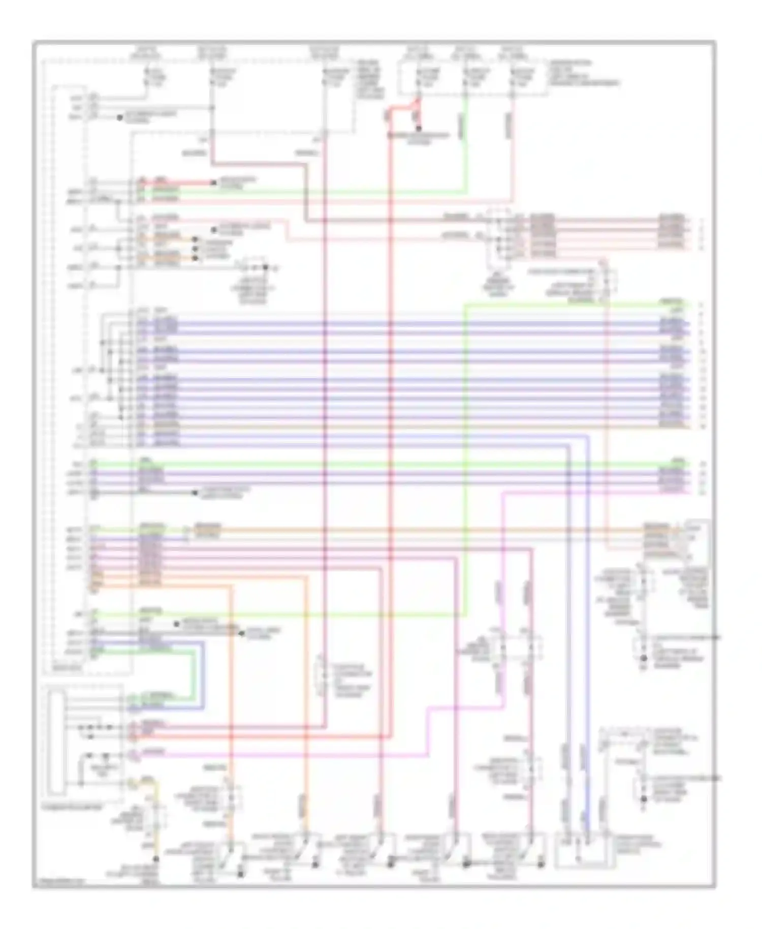 GX Lexus J120 (2002-2009): Forced entry circuit (1 of 2)