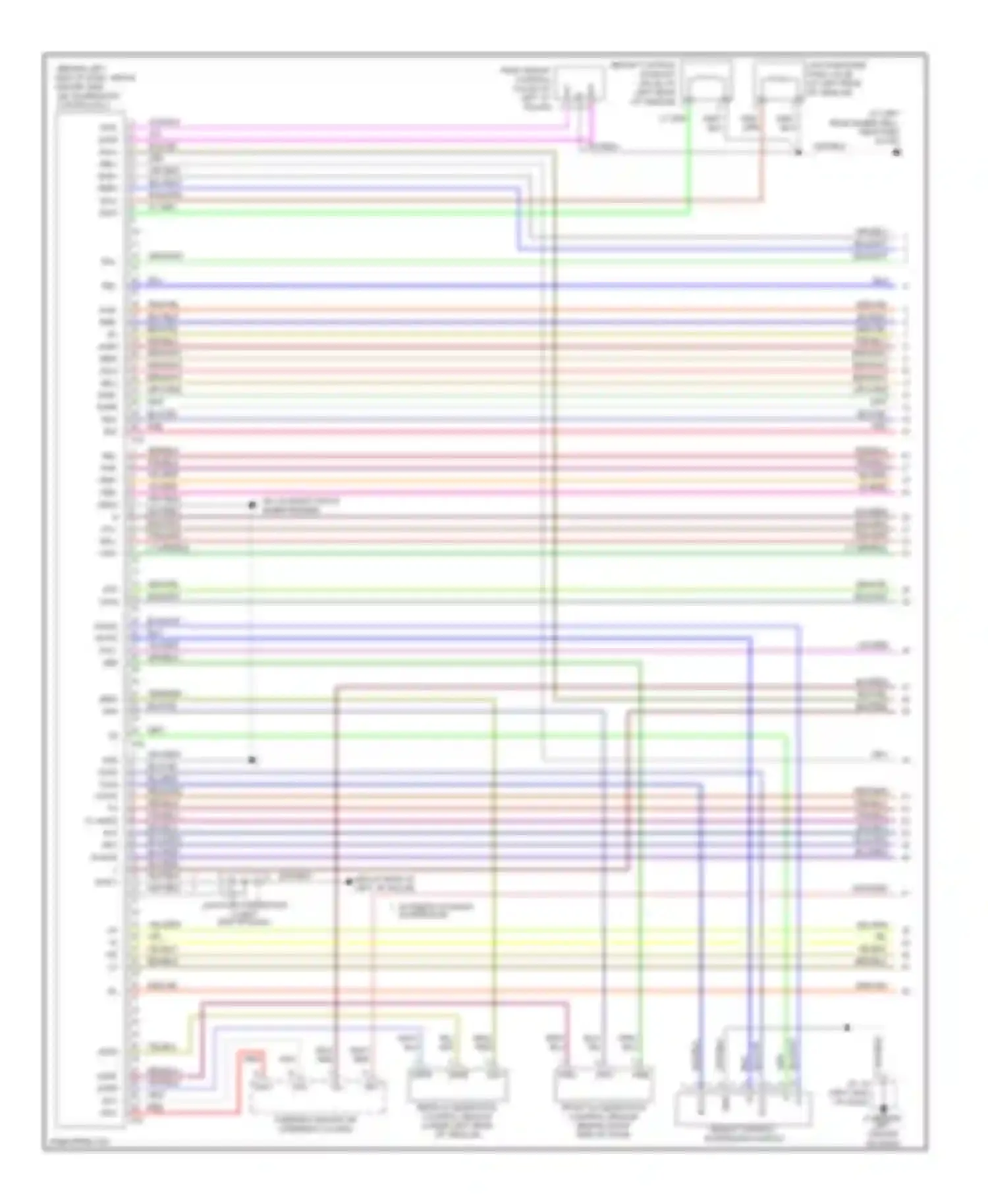 GX Lexus J120 (2002-2009): Electronic air suspension circuit (1 of 3)