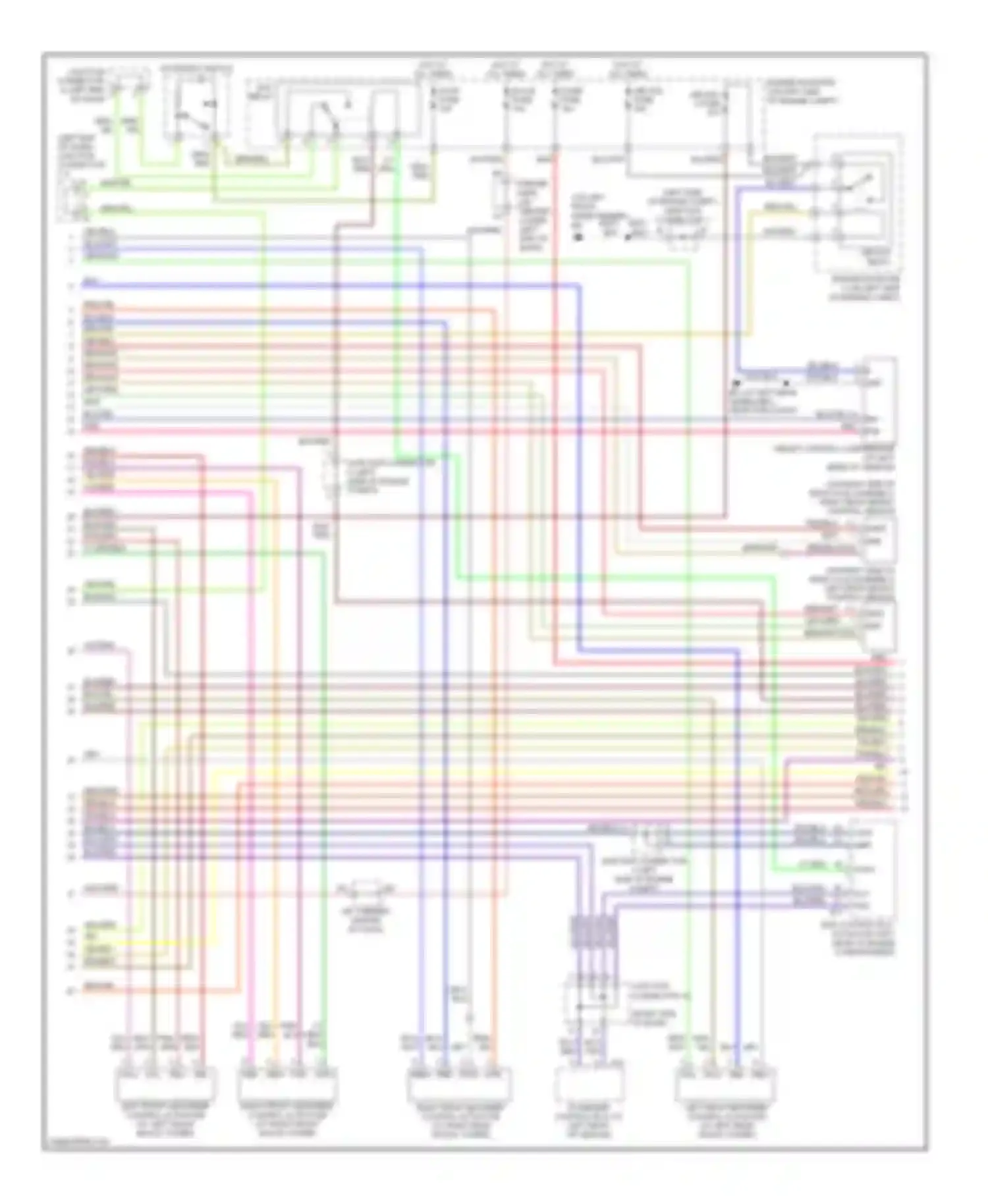 GX Lexus J120 (2002-2009): Electronic air suspension circuit (2 of 3)