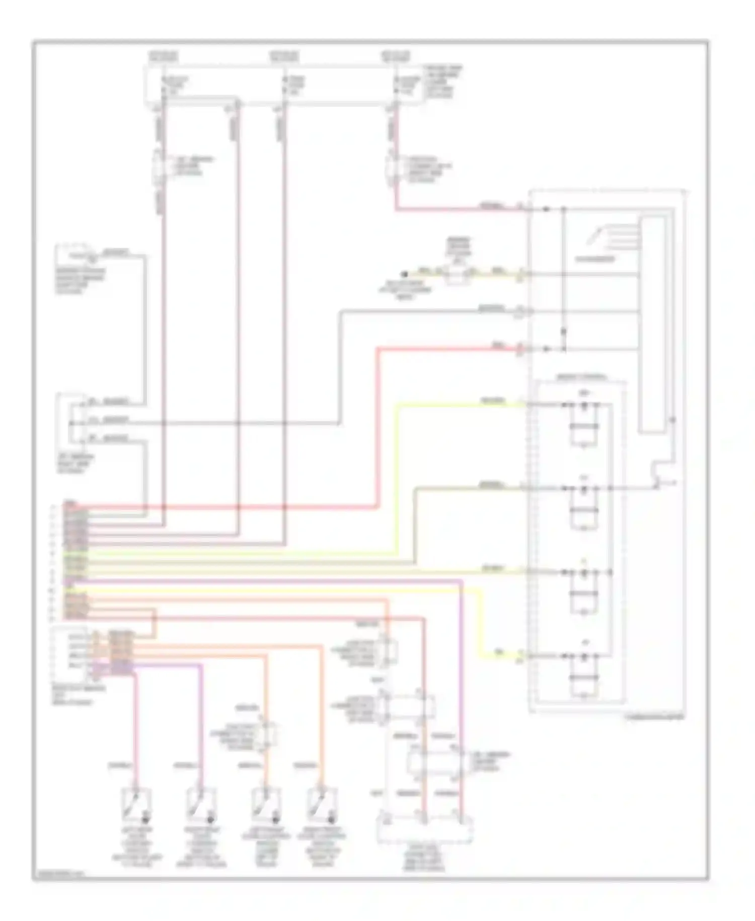 GX Lexus J120 (2002-2009): Electronic air suspension circuit (3 of 3)