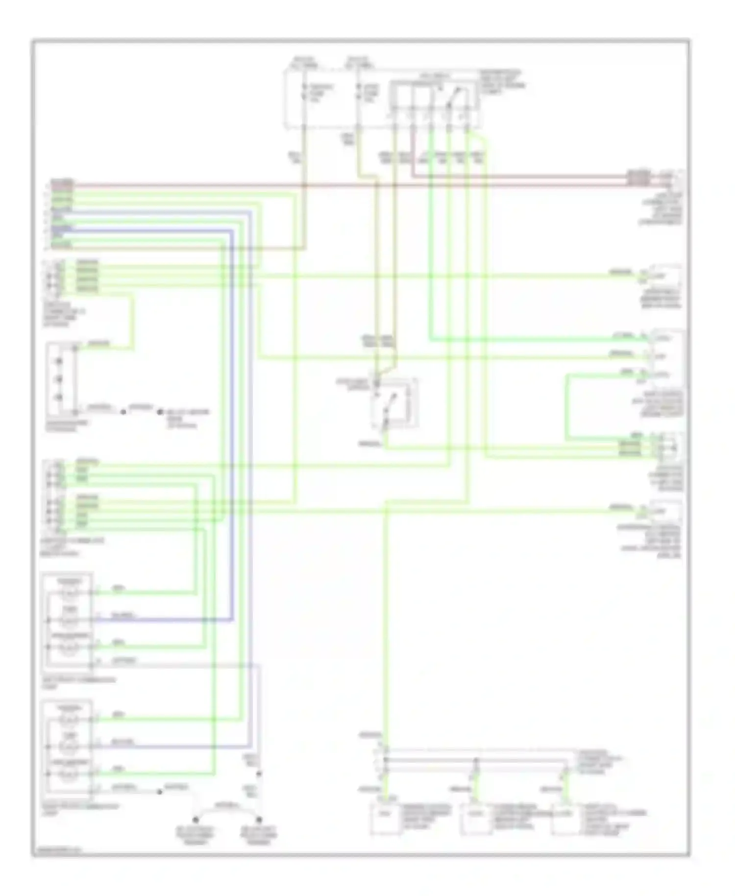 GX Lexus J120 (2002-2009): Exterior lamps circuit (2 of 2)