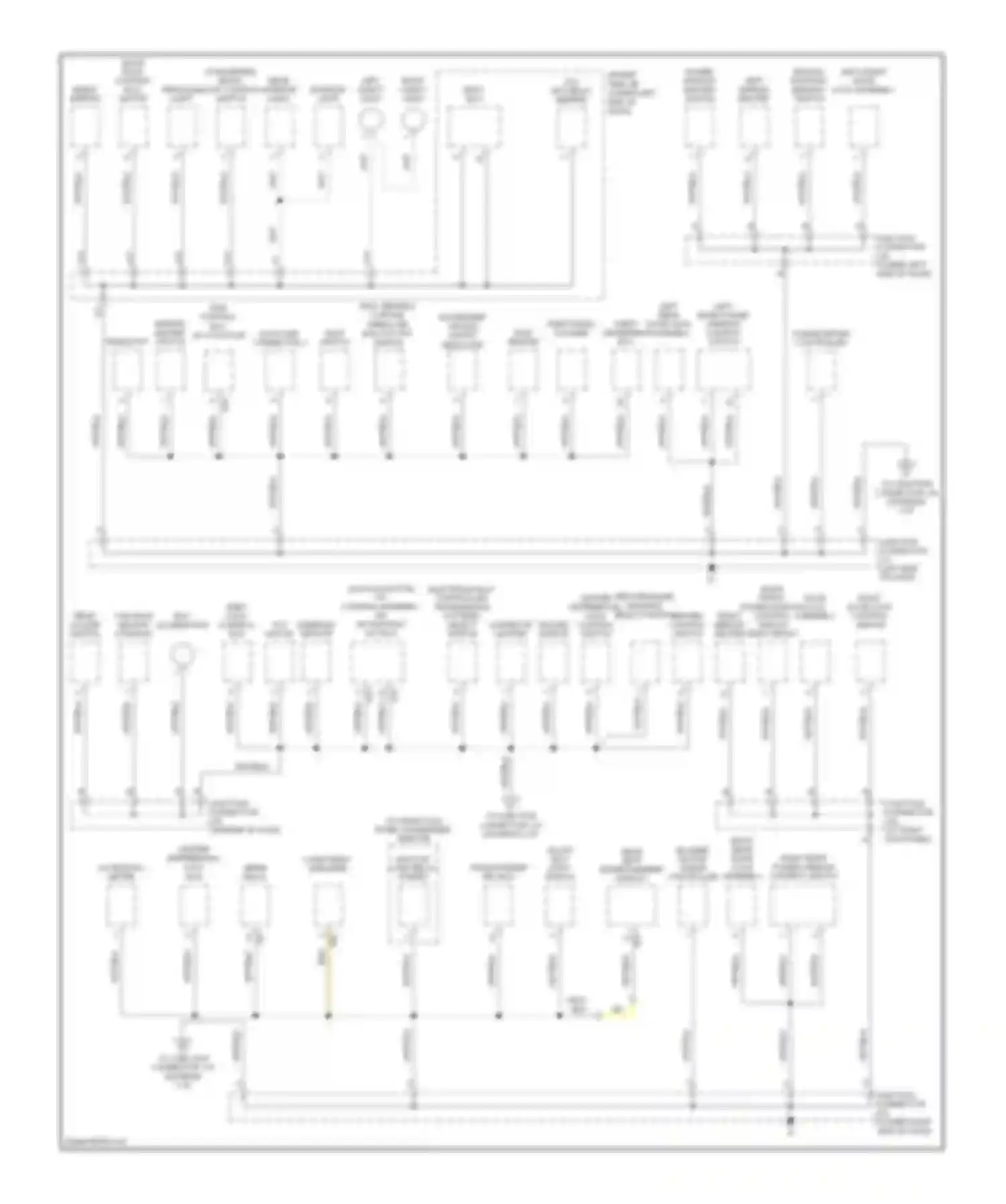 GX Lexus J120 (2002-2009): Ground distribution circuit (2 of 3)