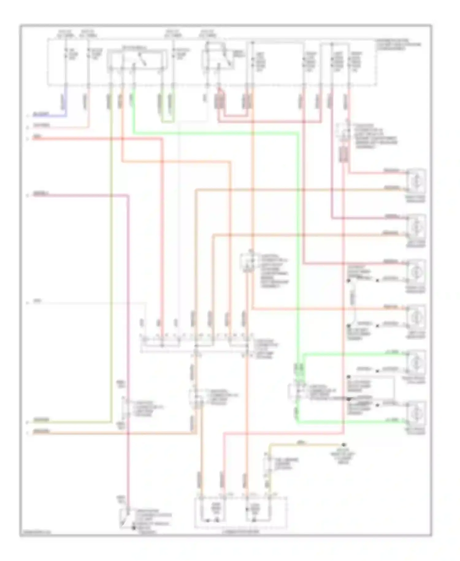 GX Lexus J120 (2002-2009): Headlights circuit (2 of 2)
