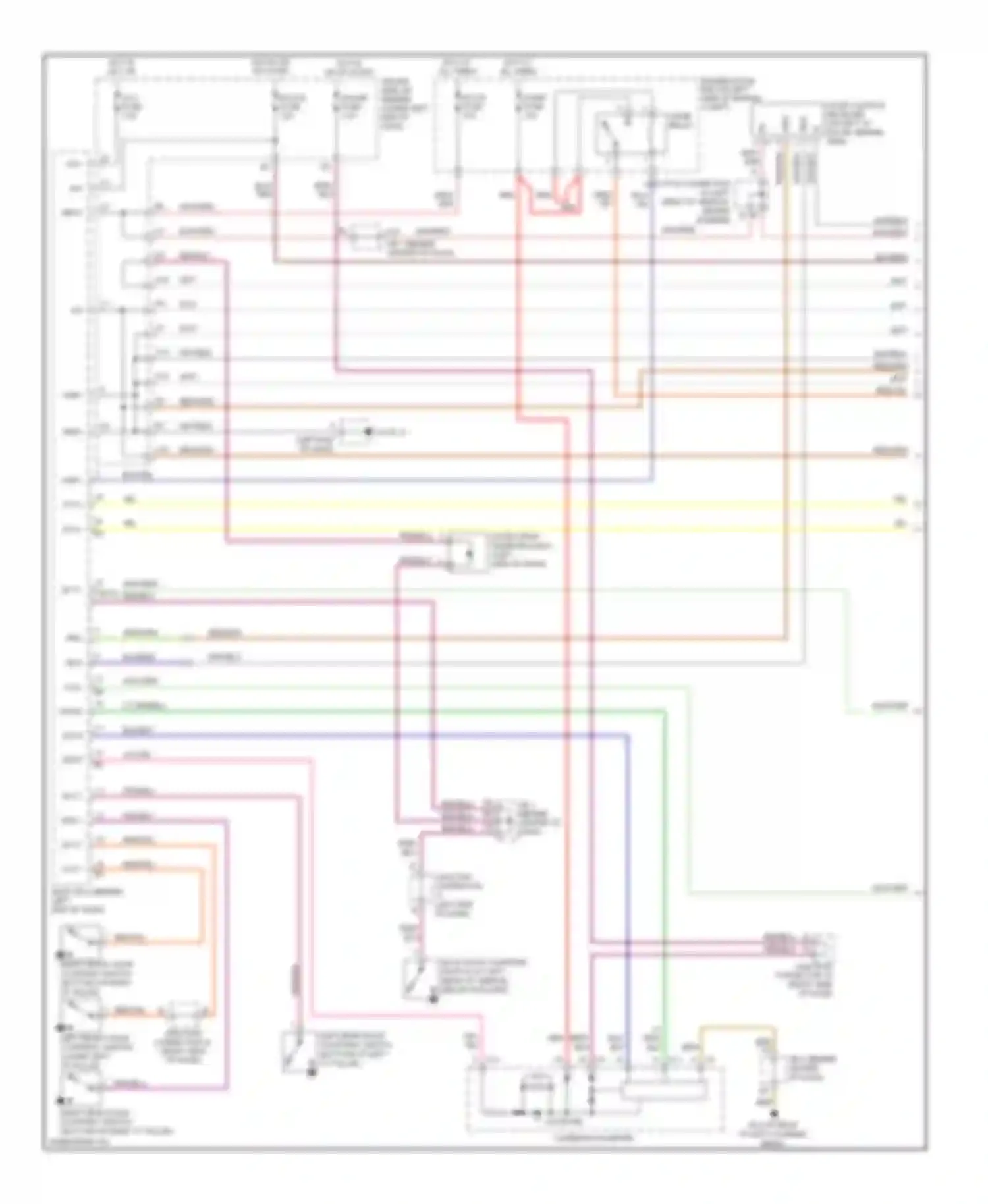 GX Lexus J120 (2002-2009): Courtesy lamps circuit (1 of 2)