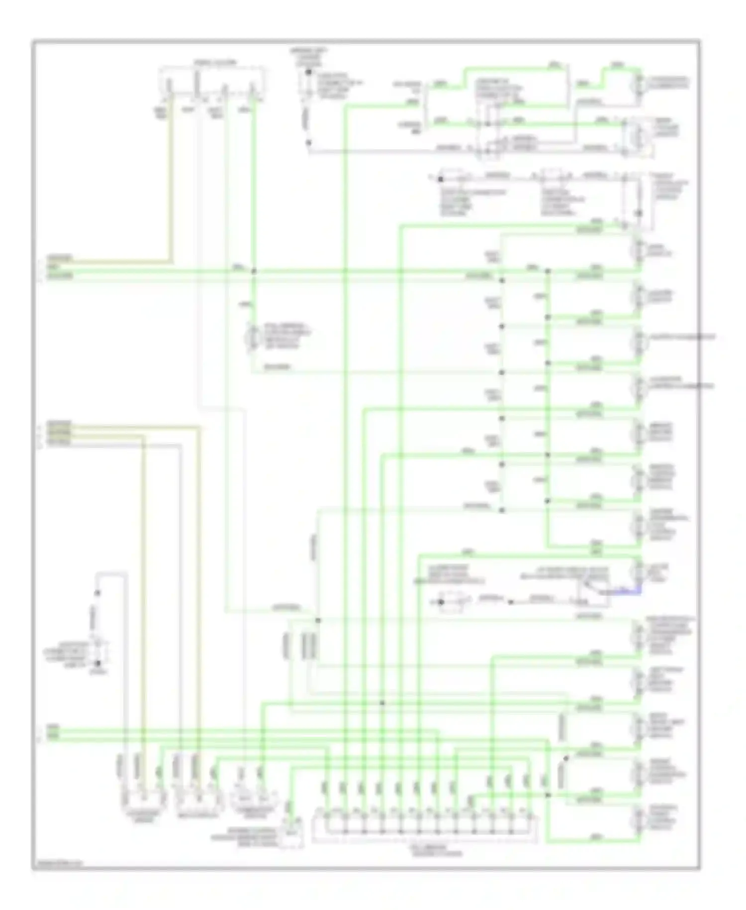 GX Lexus J120 (2002-2009): Instrument illumination circuit, with navigation (2 of 2)