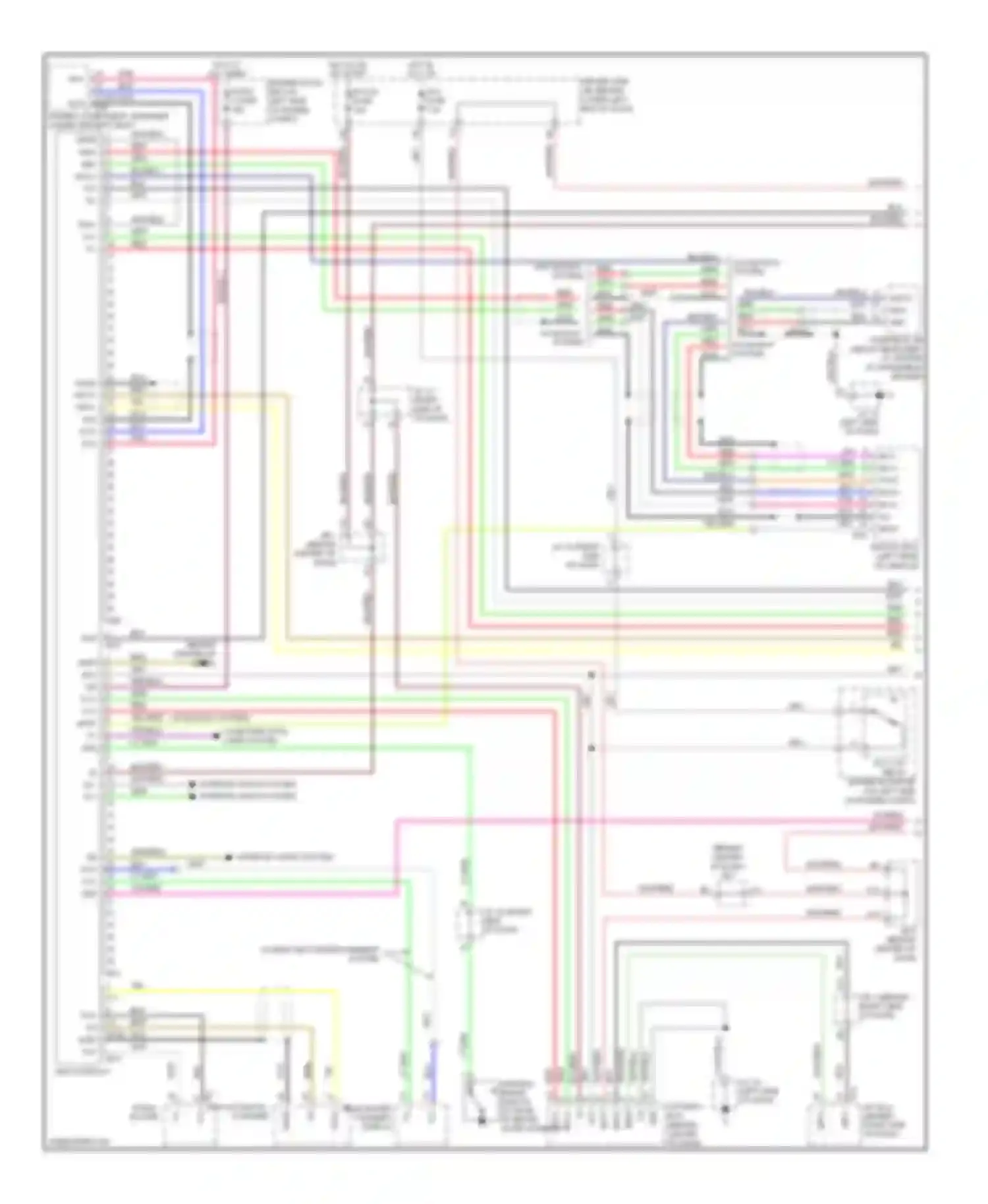 GX Lexus J120 (2002-2009): Navigation circuit (1 of 2)