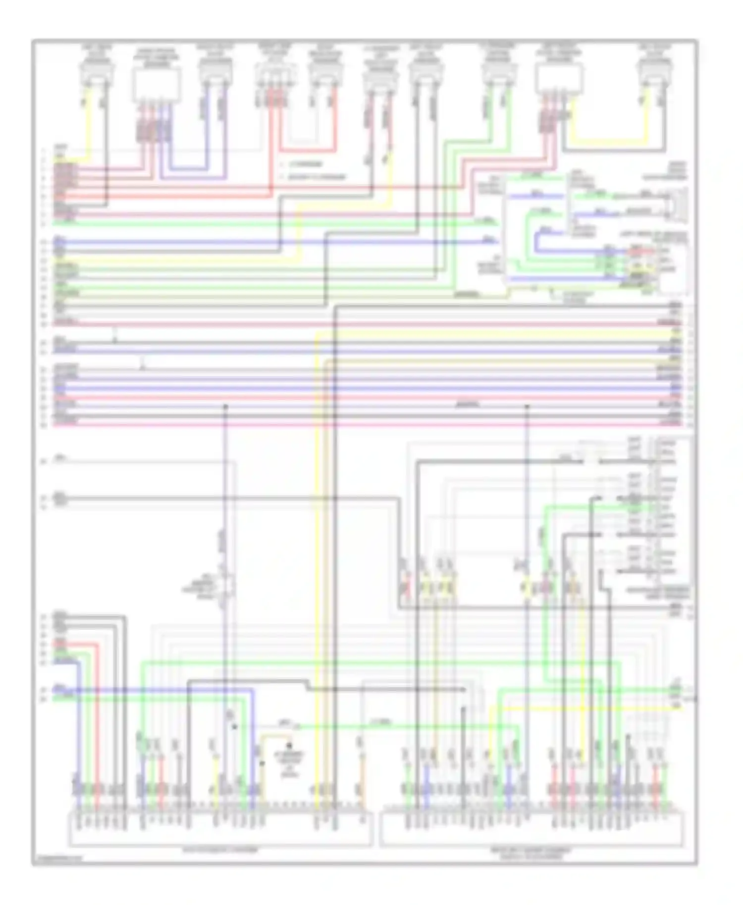 GX Lexus J120 (2002-2009): Radio circuit, with navigation (2 of 3)