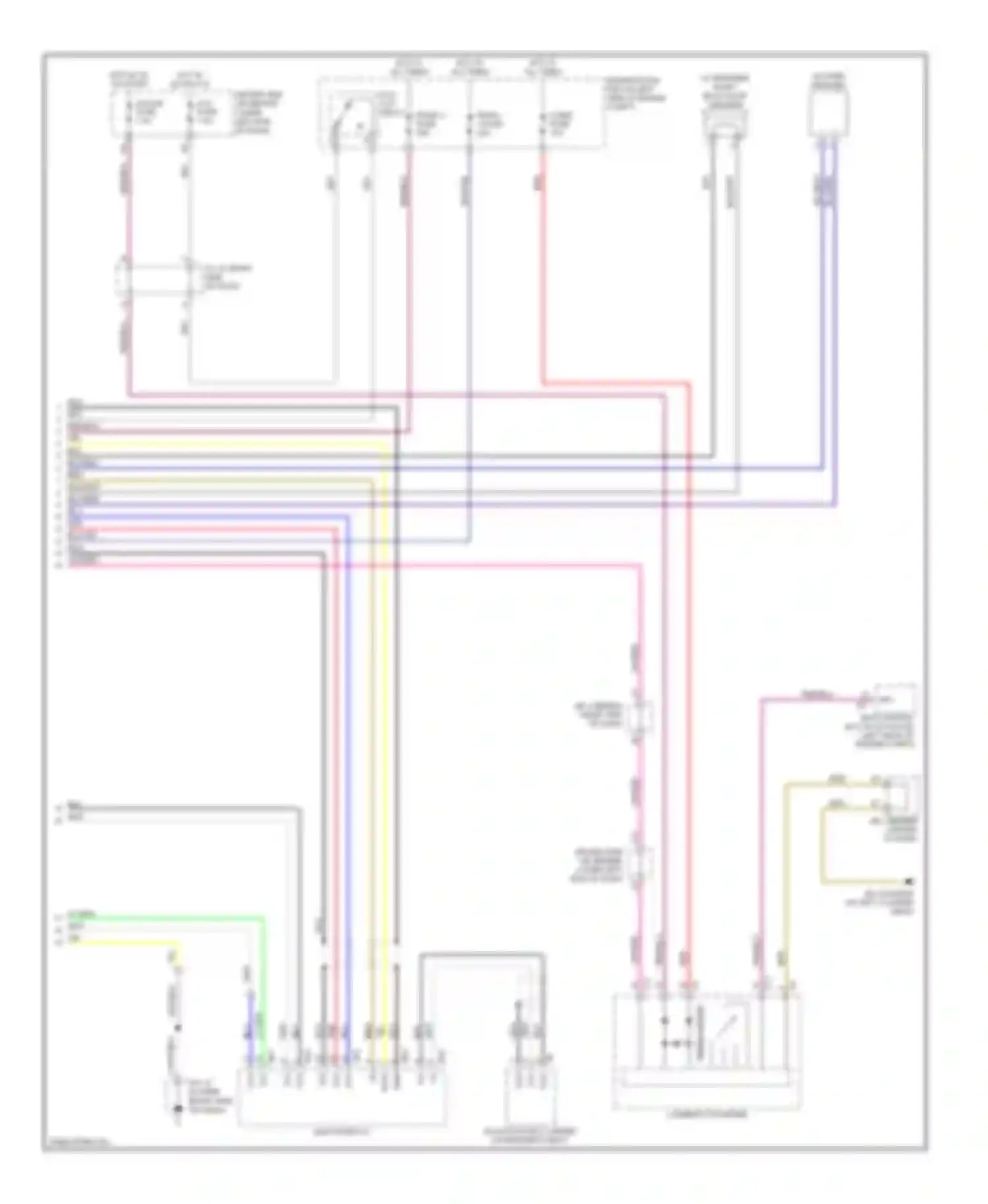 GX Lexus J120 (2002-2009): Radio circuit, with navigation (3 of 3)
