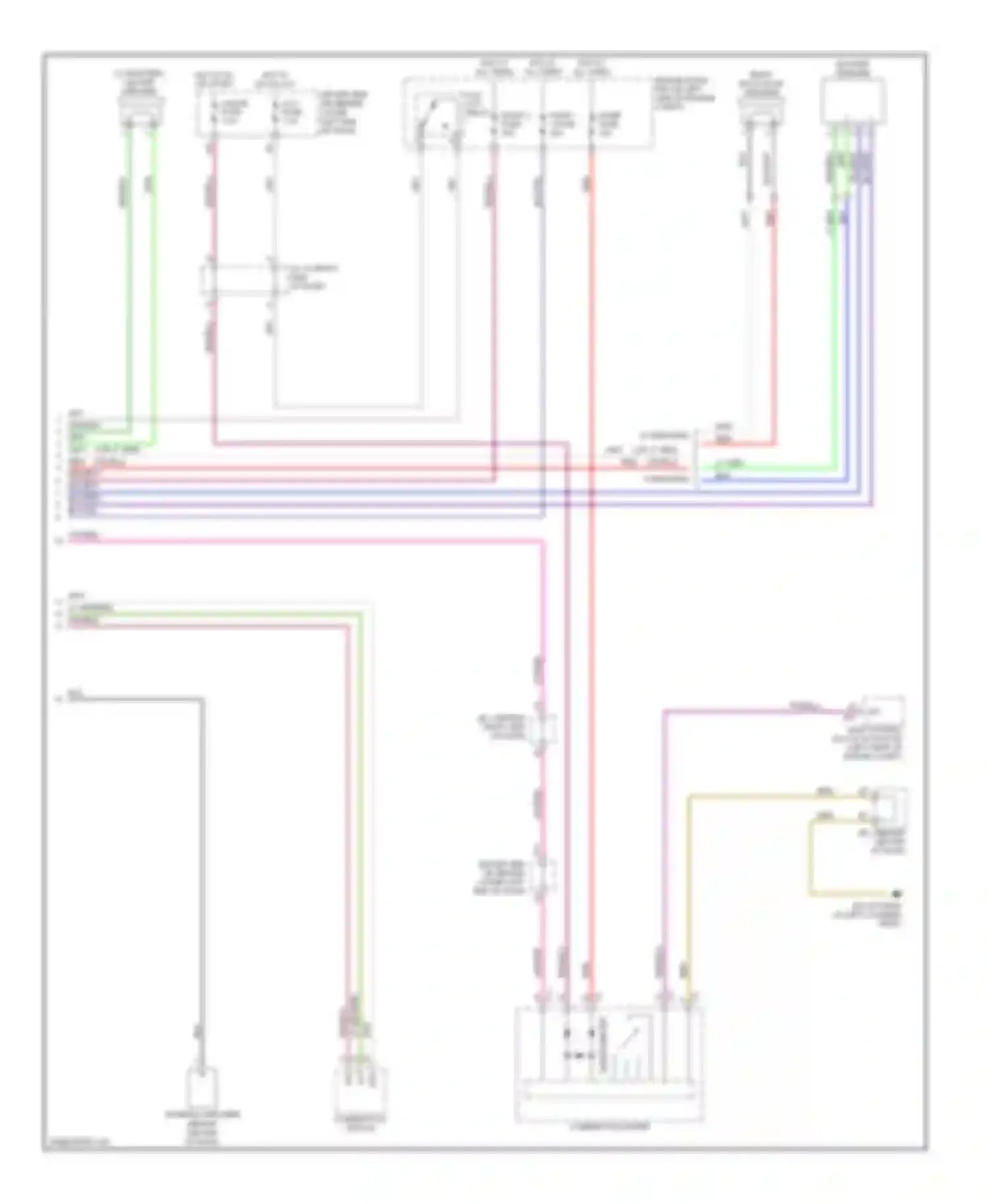 GX Lexus J120 (2002-2009): Radio circuit, without navigation (3 of 3)