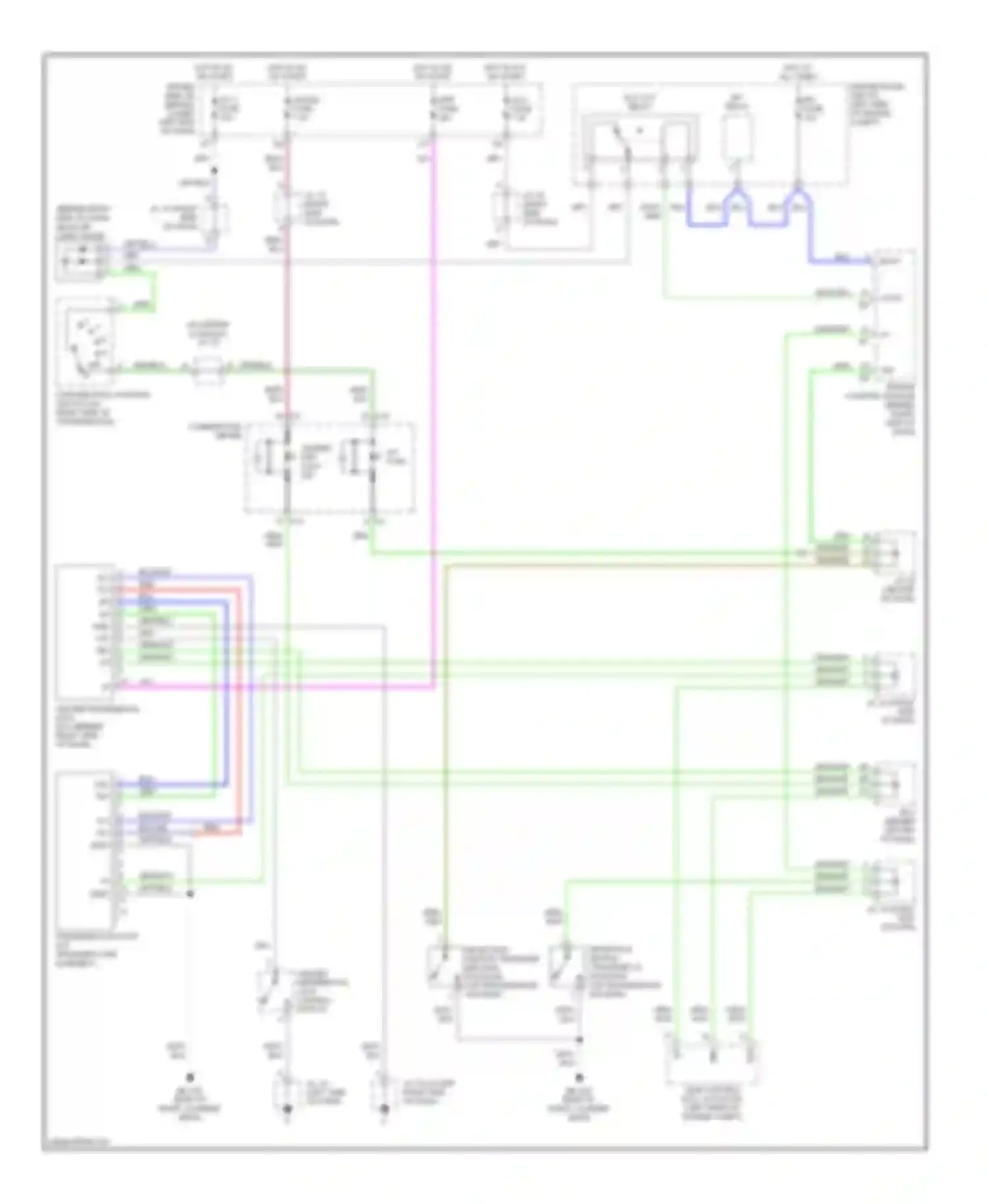 GX Lexus J120 (2002-2009): Center differential lock circuit