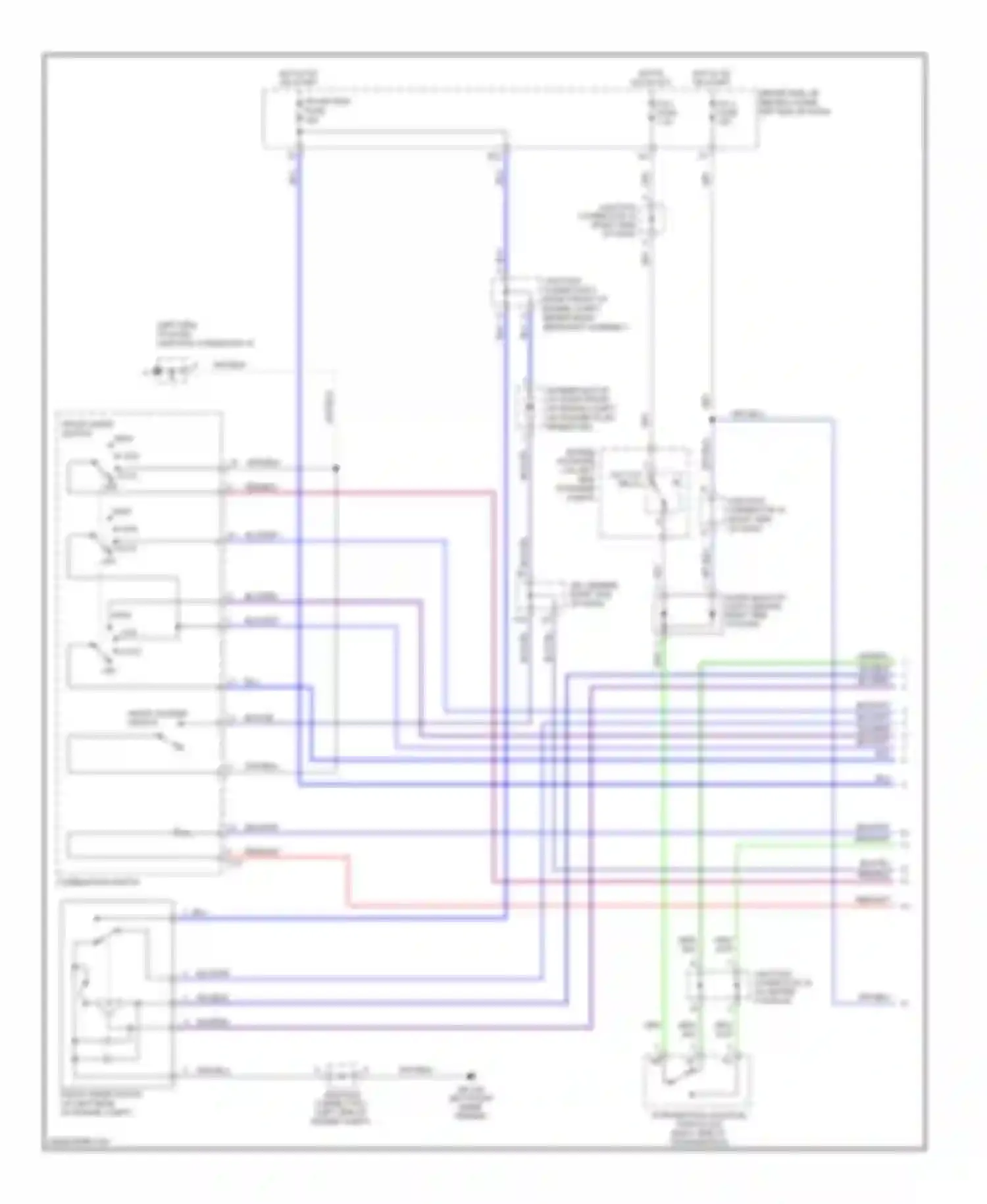 GX Lexus J120 (2002-2009): Front wiper/washer circuit, with rain sensor (1 of 2)
