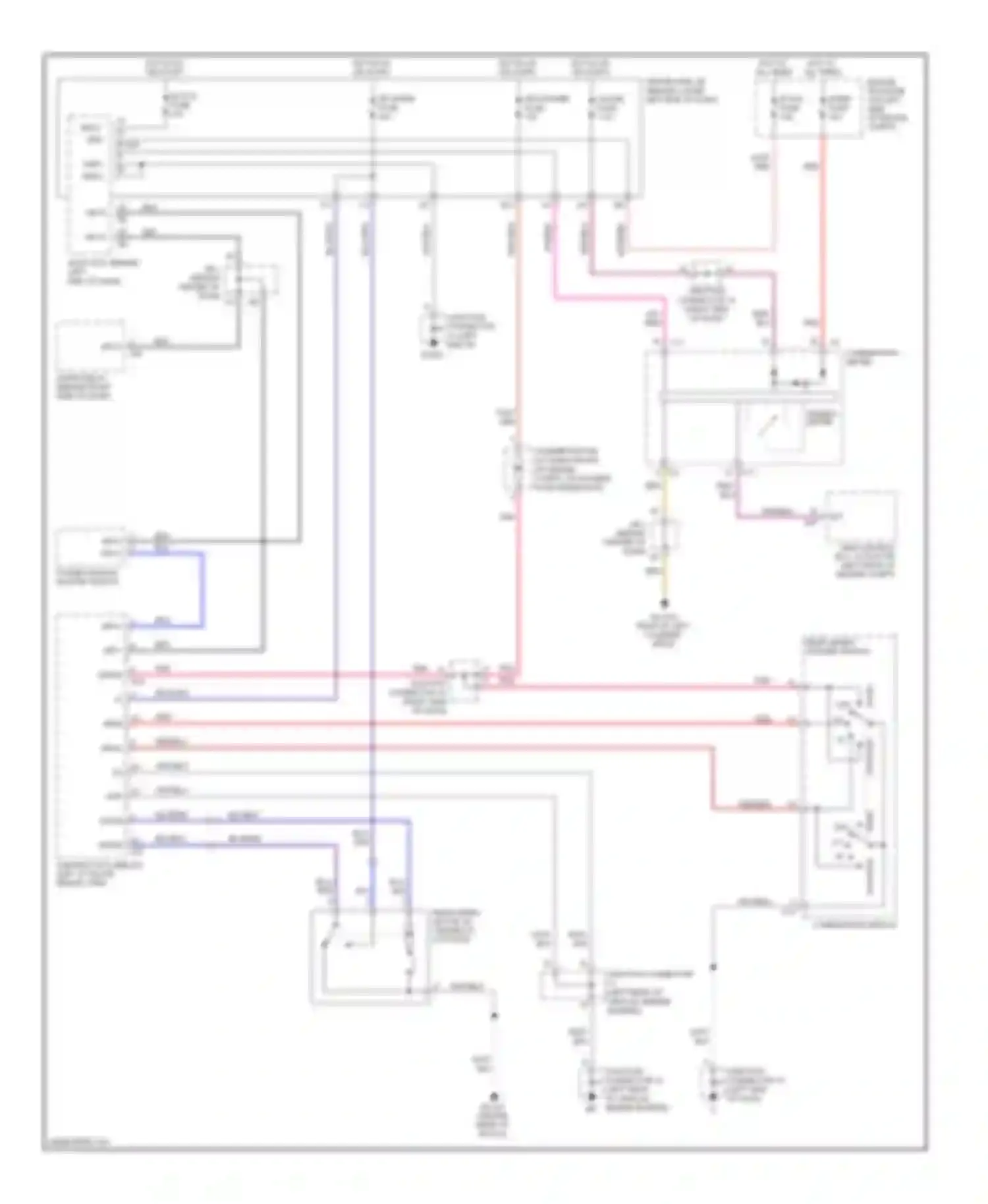 GX Lexus J120 (2002-2009): Rear wiper/washer circuit