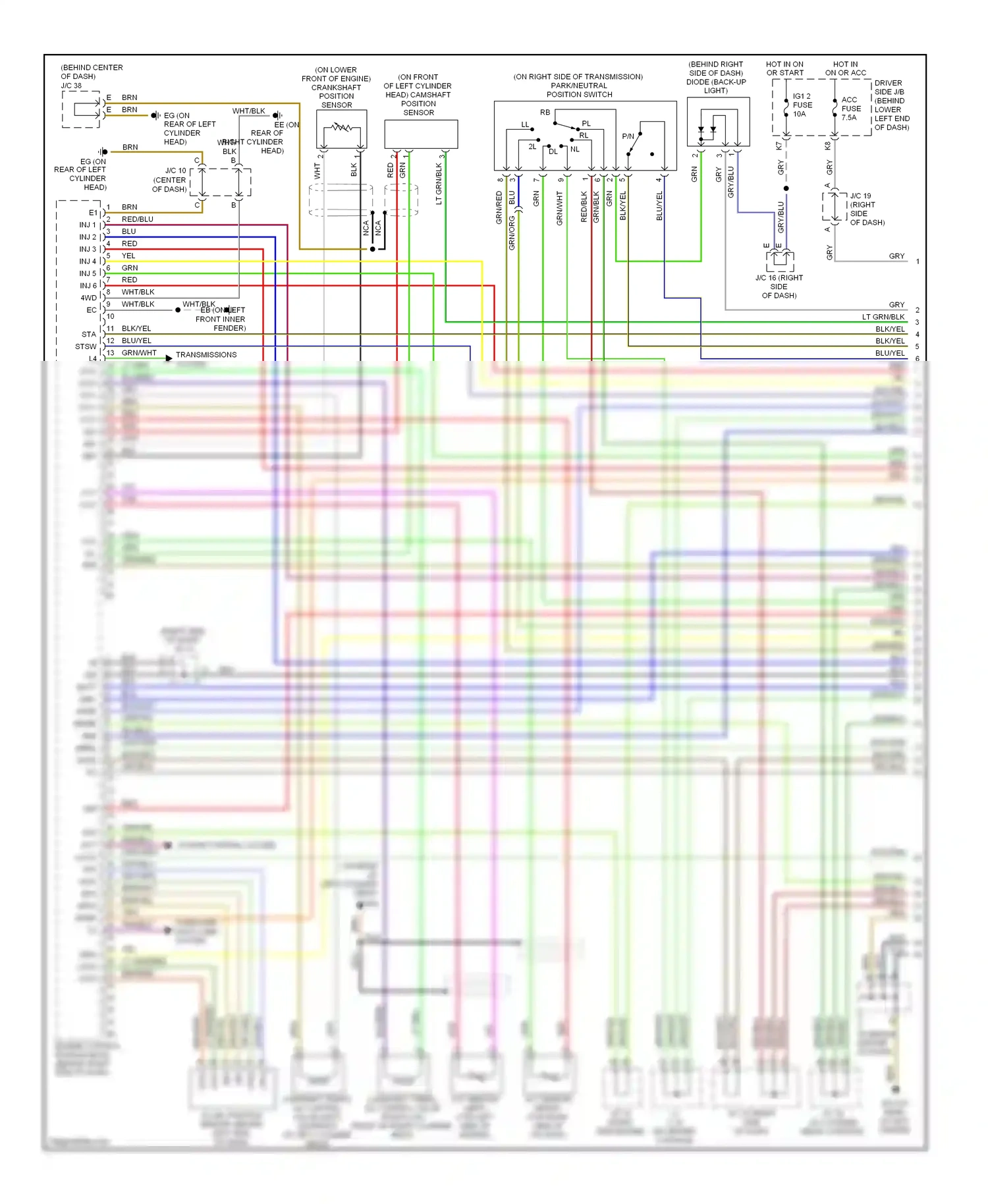Lexus GX J120 (2002-2009) computer data lines system wiring diagram  (9 of 12)