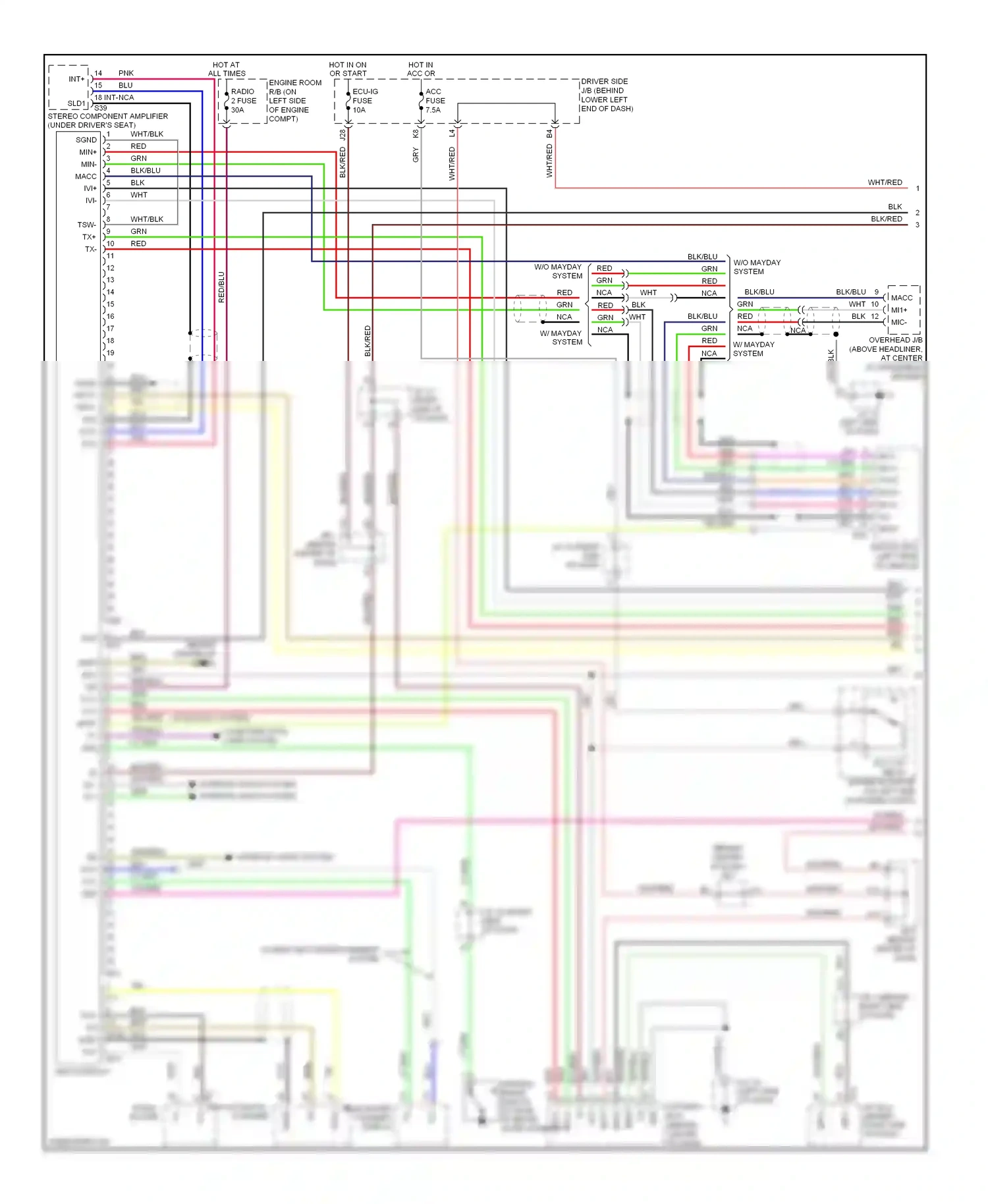 Lexus GX J120 (2002-2009) computer data lines system wiring diagram  (7 of 12)