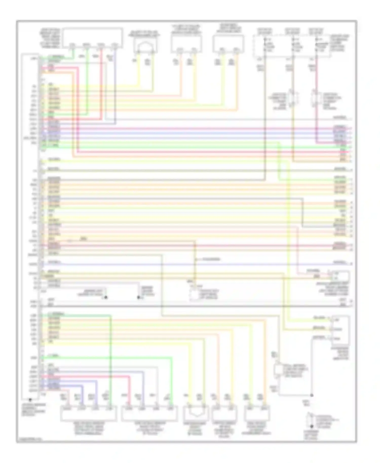 Wiring diagram csr- sfr+ sfr- icr- icr+ pr+ pr- for Lexus GX J120 (2002-2009) (1 of 1)