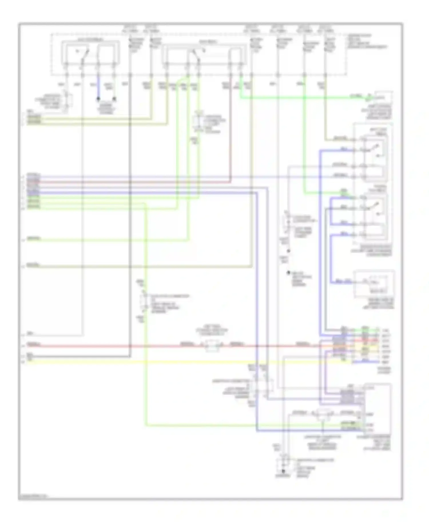 Wiring diagram dac relay for Lexus GX J120 (2002-2009) (6 of 6)