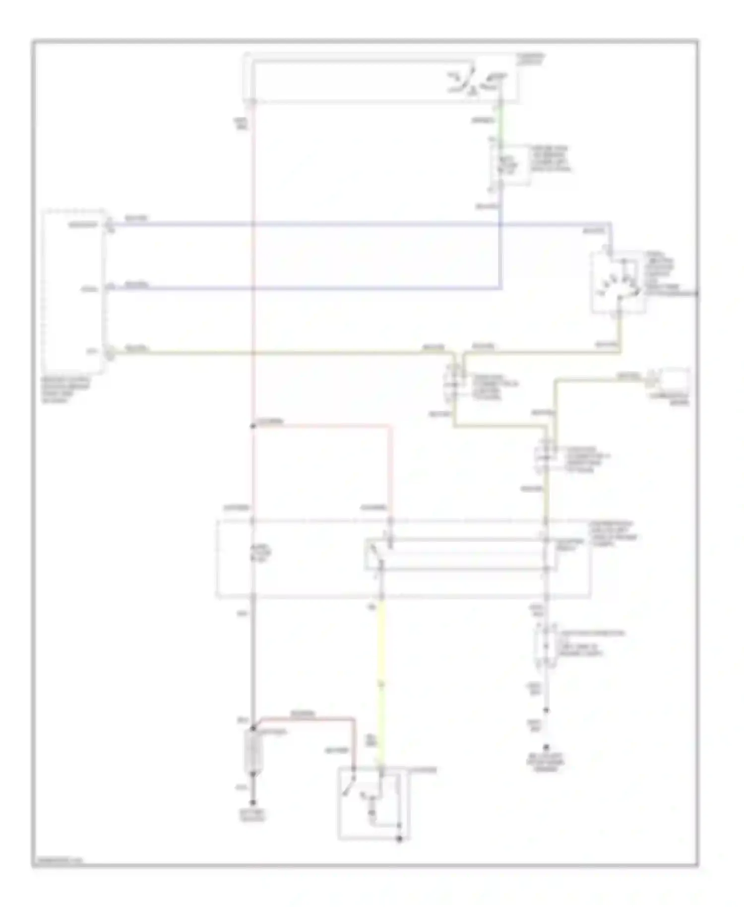 Wiring diagram ignition switch for Lexus GX J120 (2002-2009) (3 of 4)