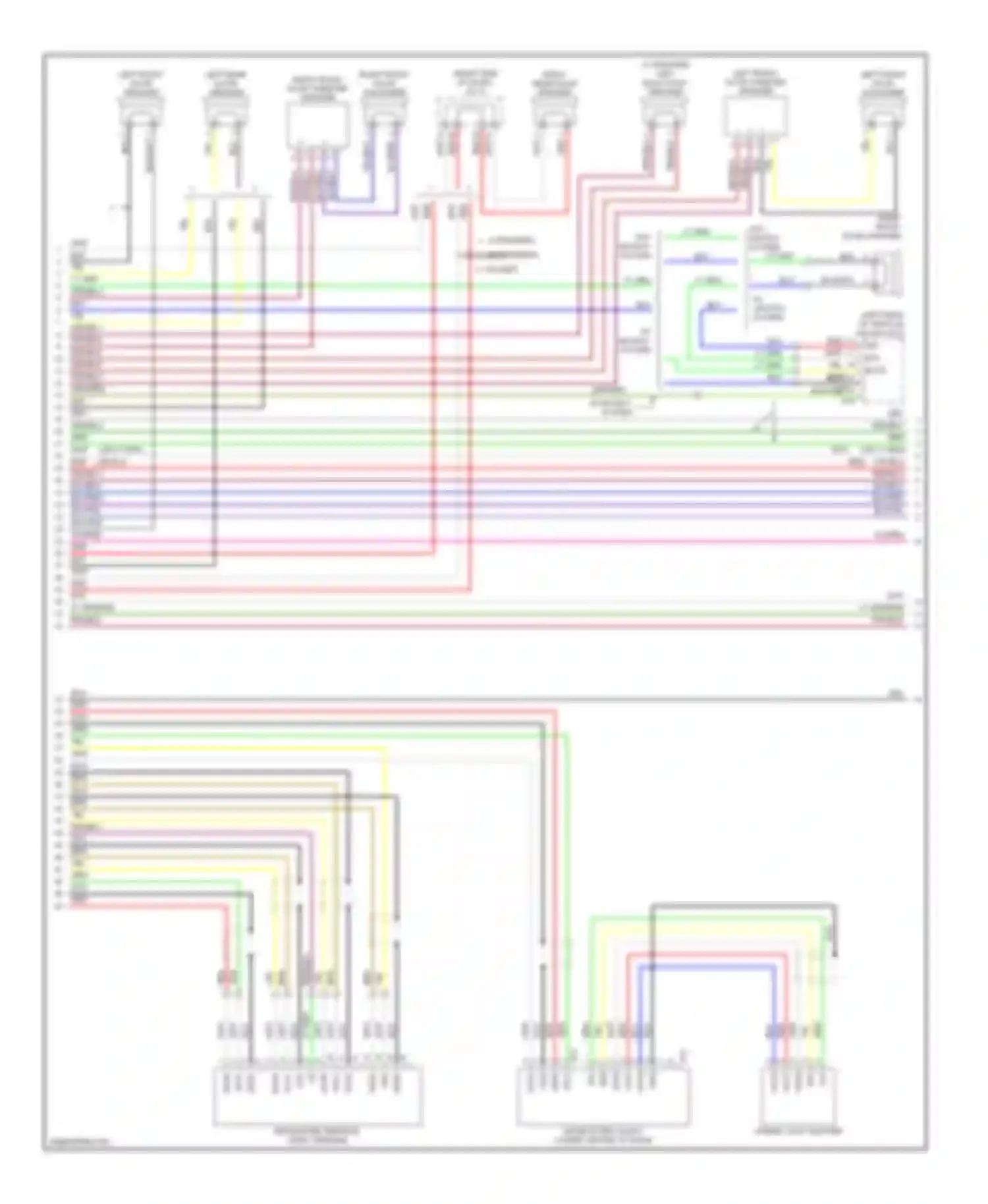 Wiring diagram right front door tweeter speaker for Lexus GX J120 (2002-2009) (2 of 2)