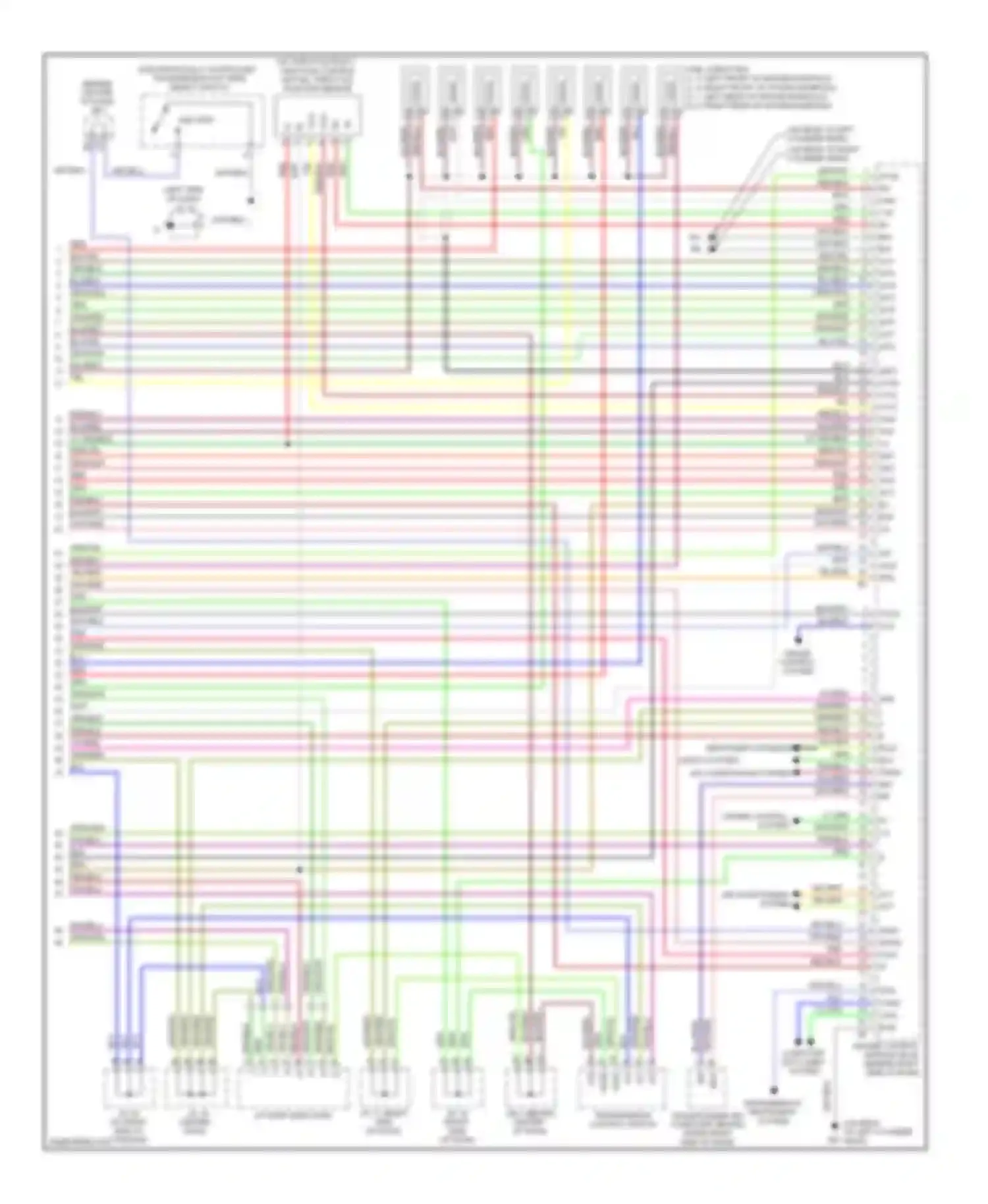 Wiring diagram supplemental restraints system for Lexus GX J120 (2002-2009) (3 of 3)