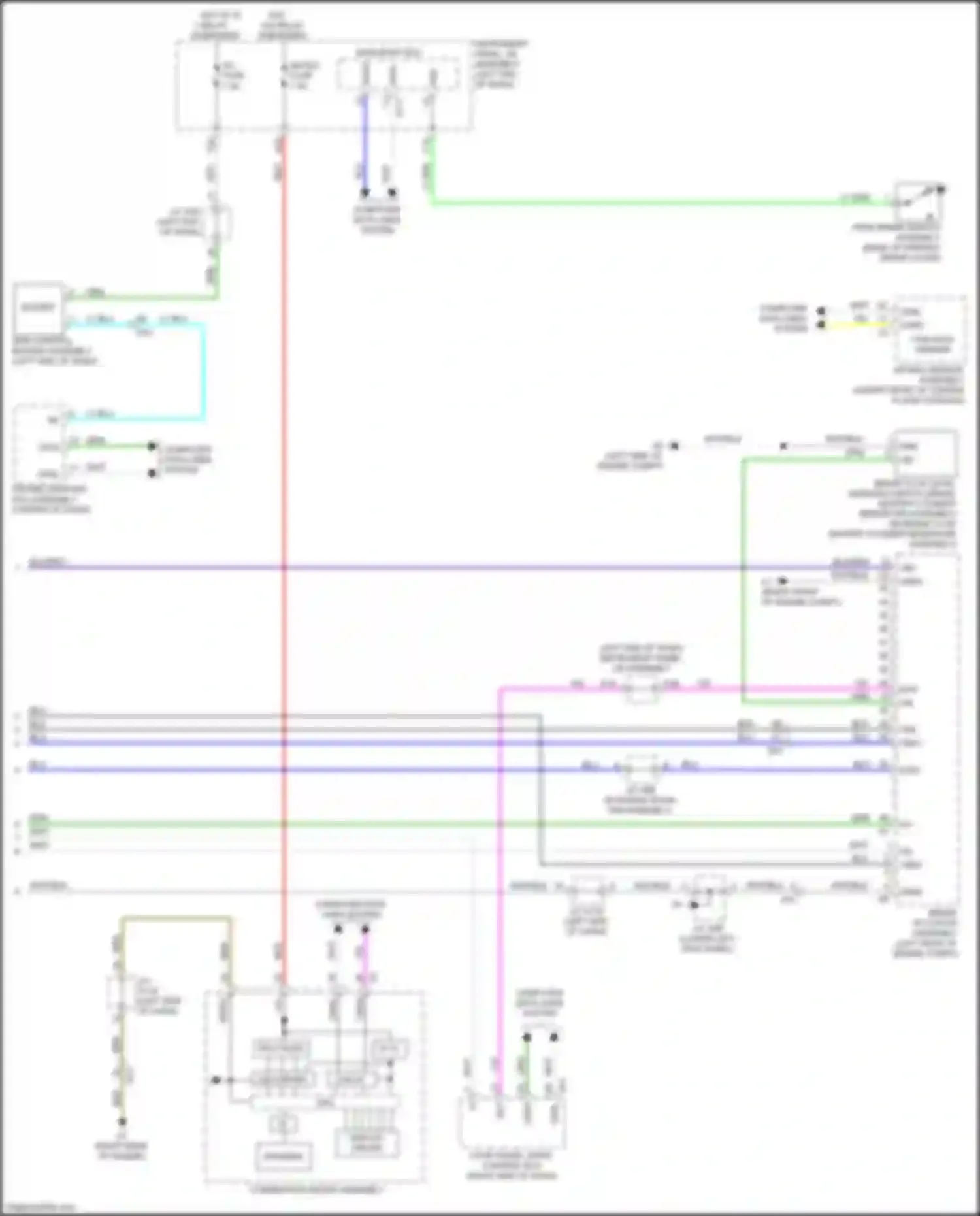 Car Wiring Diagrams for GX Lexus J150 facelift 2 (2019-2023): Anti-lock brakes circuit (3 of 3)