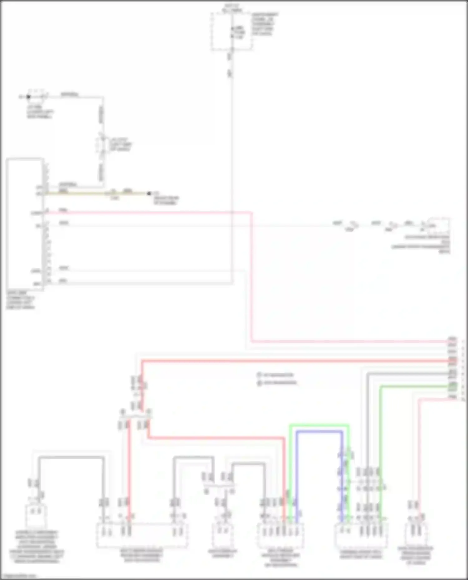 GX Lexus J150 facelift 2 (2019-2023): Computer data lines circuit (1 of 4)