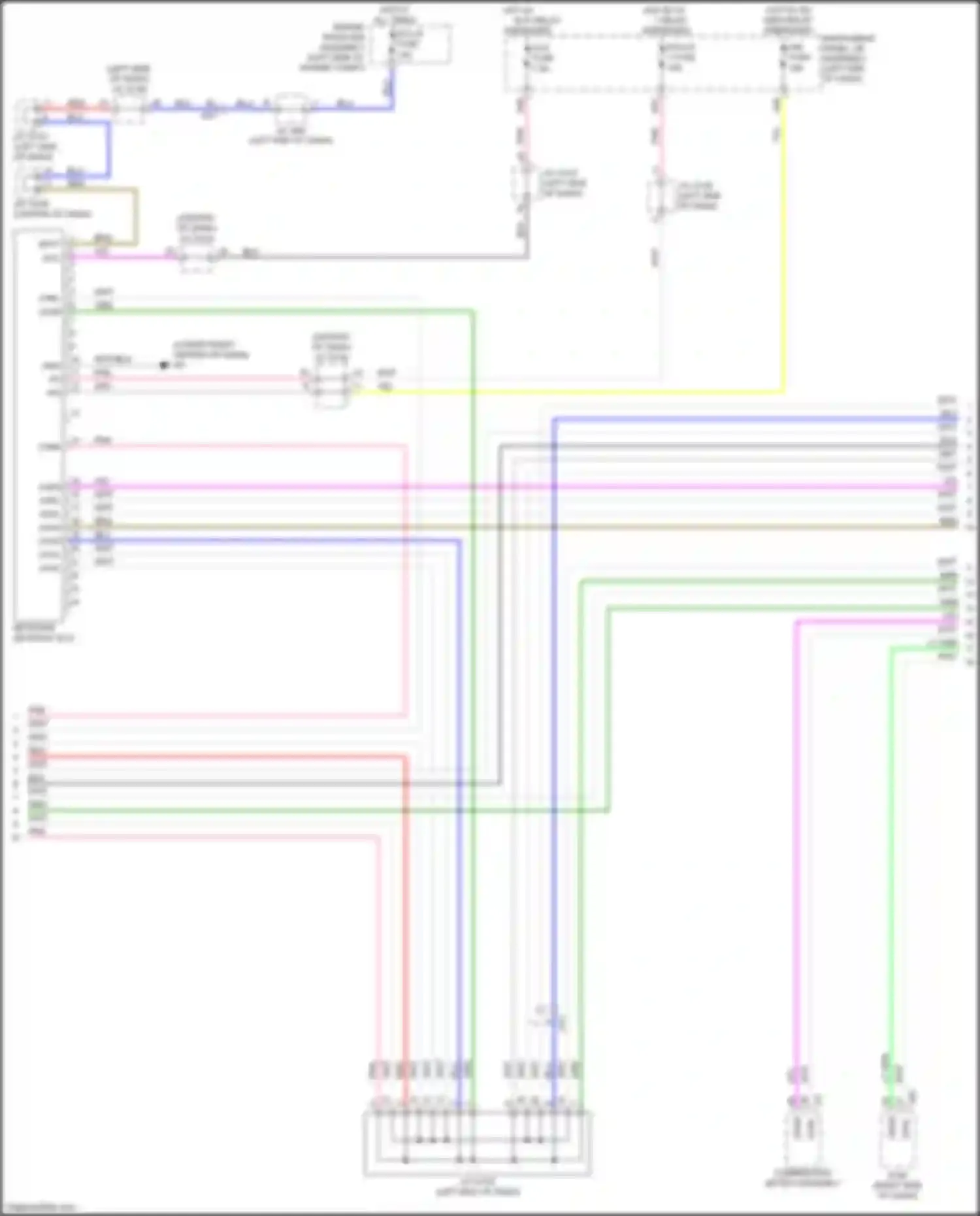 GX Lexus J150 facelift 2 (2019-2023): Computer data lines circuit (2 of 4)