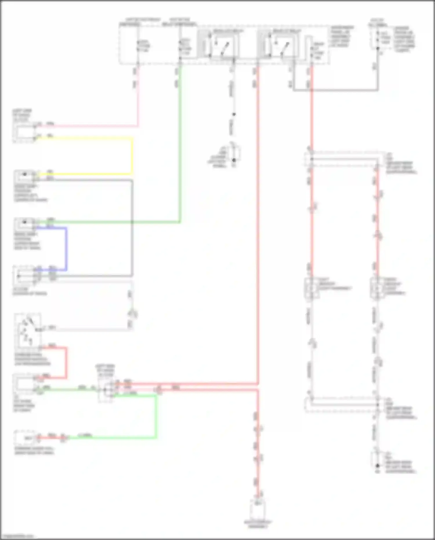 GX Lexus J150 facelift 2 (2019-2023): Backup lamps circuit