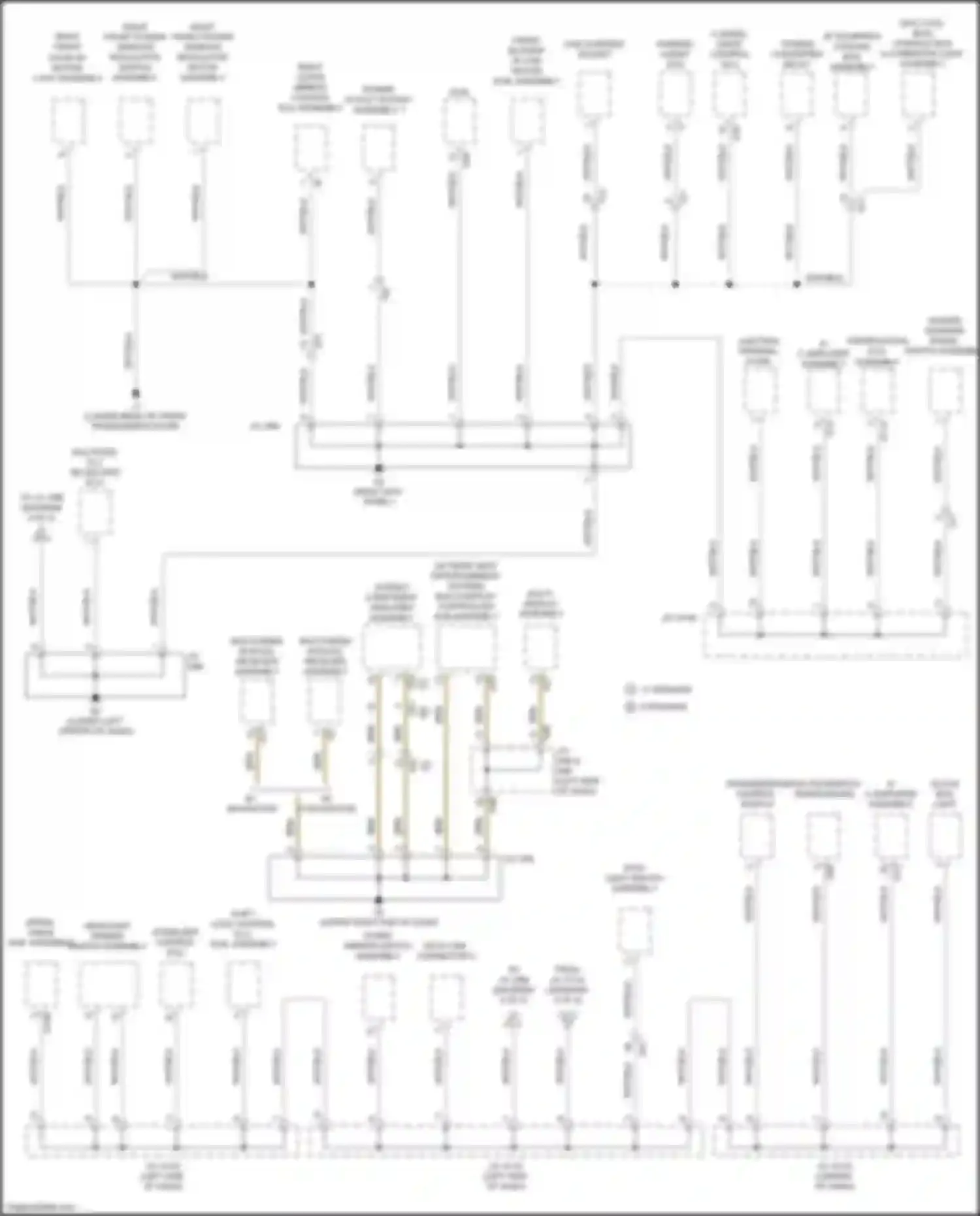 GX Lexus J150 facelift 2 (2019-2023): Ground distribution circuit (3 of 5)