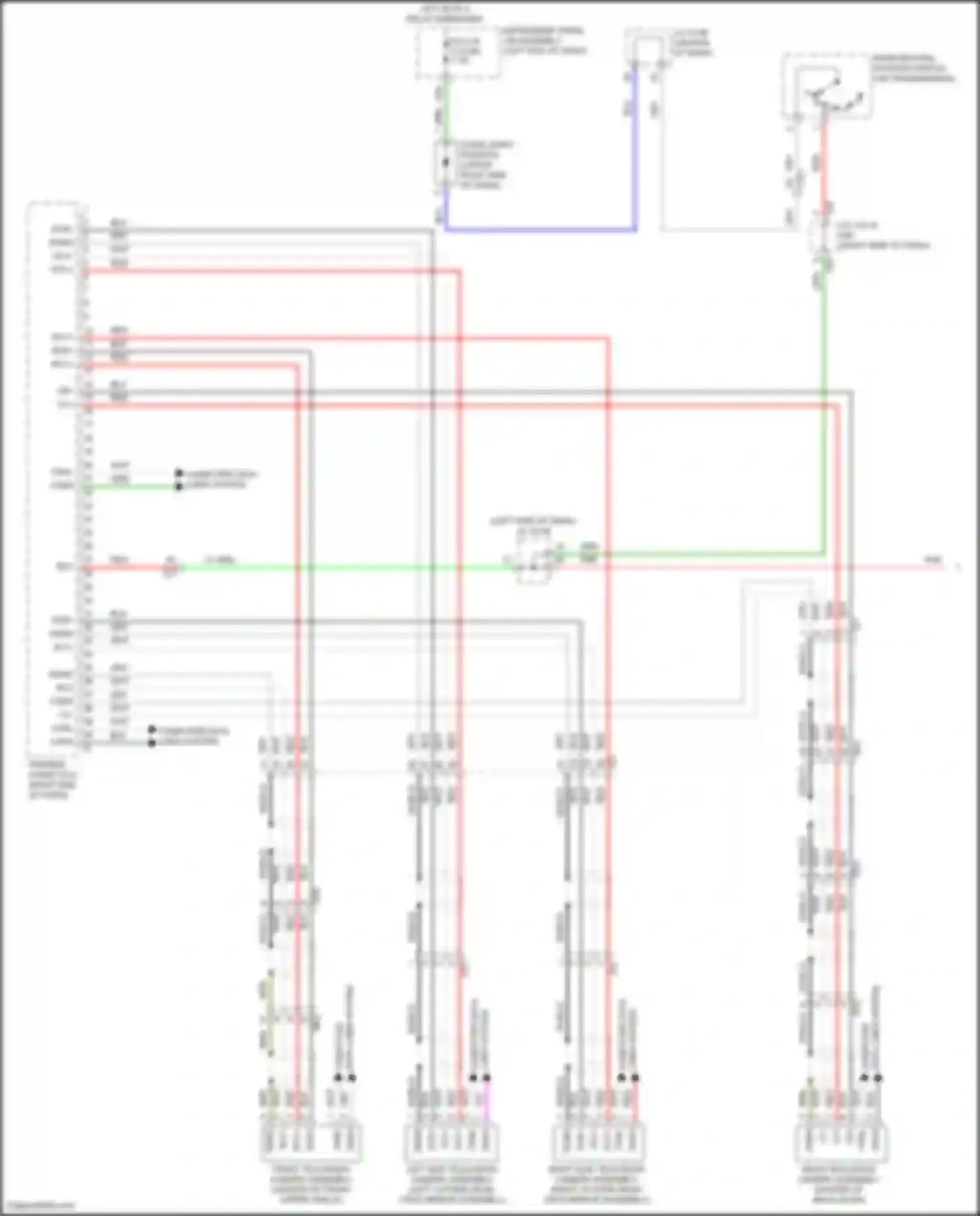GX Lexus J150 facelift 2 (2019-2023): Parking assistant circuit (1 of 2)